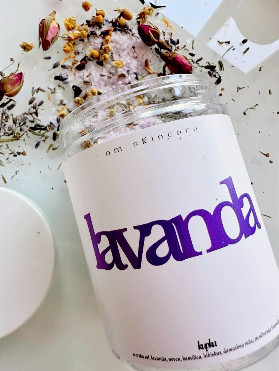 OM lavanda - kupka