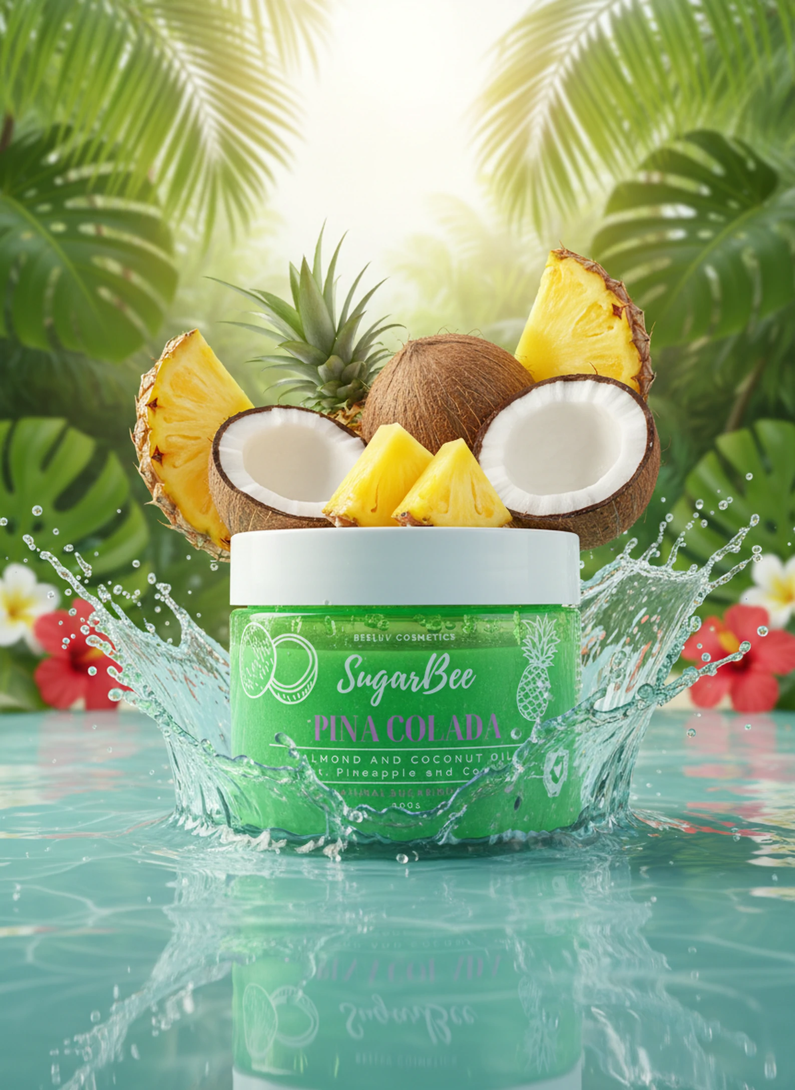SugarBee Pina Colada piling za tijelo — slika 2