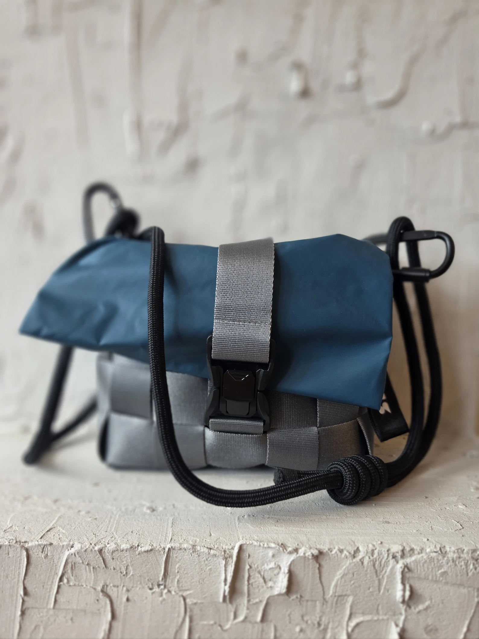 Shoosh torbica Deep Teal&Black M
