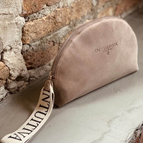 The Moon Suede Clutch
