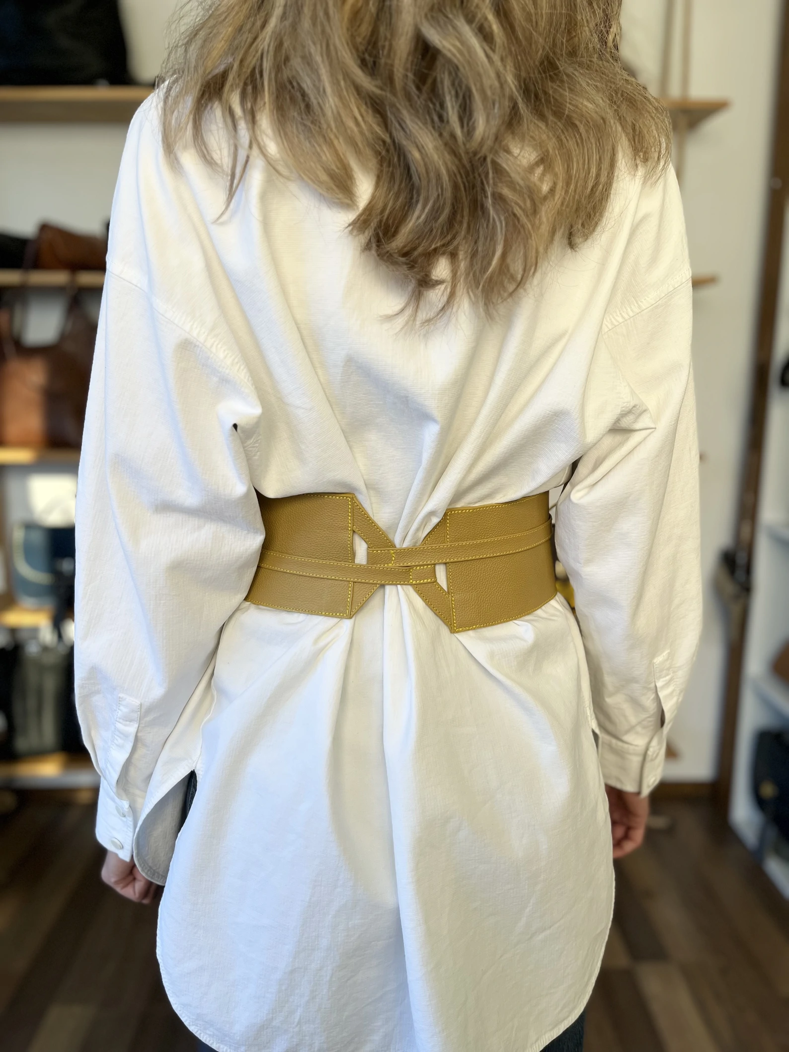 Beemara široki kaiš na vezanje / wrap belt — slika 4