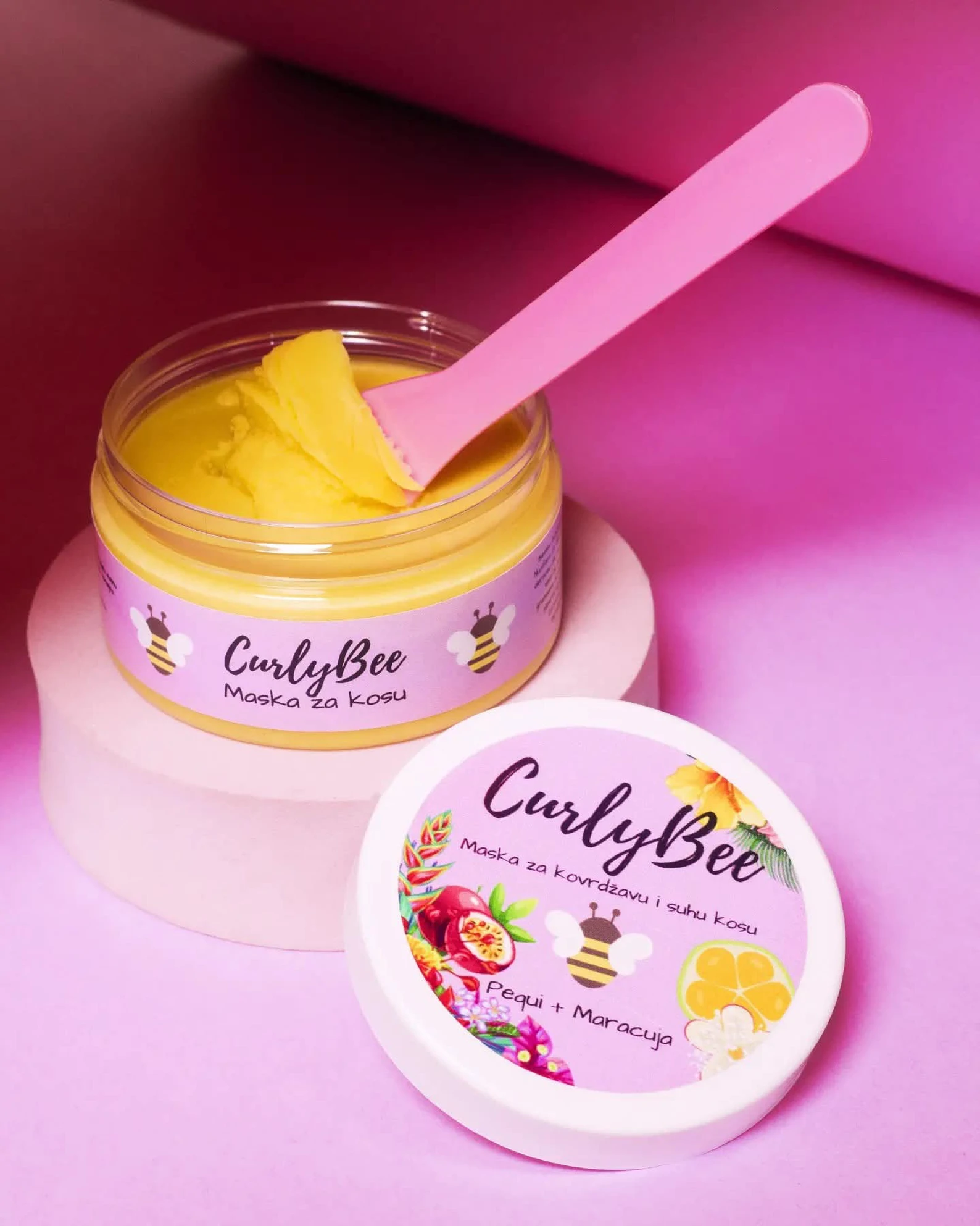 Curly Bee maska za kovrdžavu kosu
