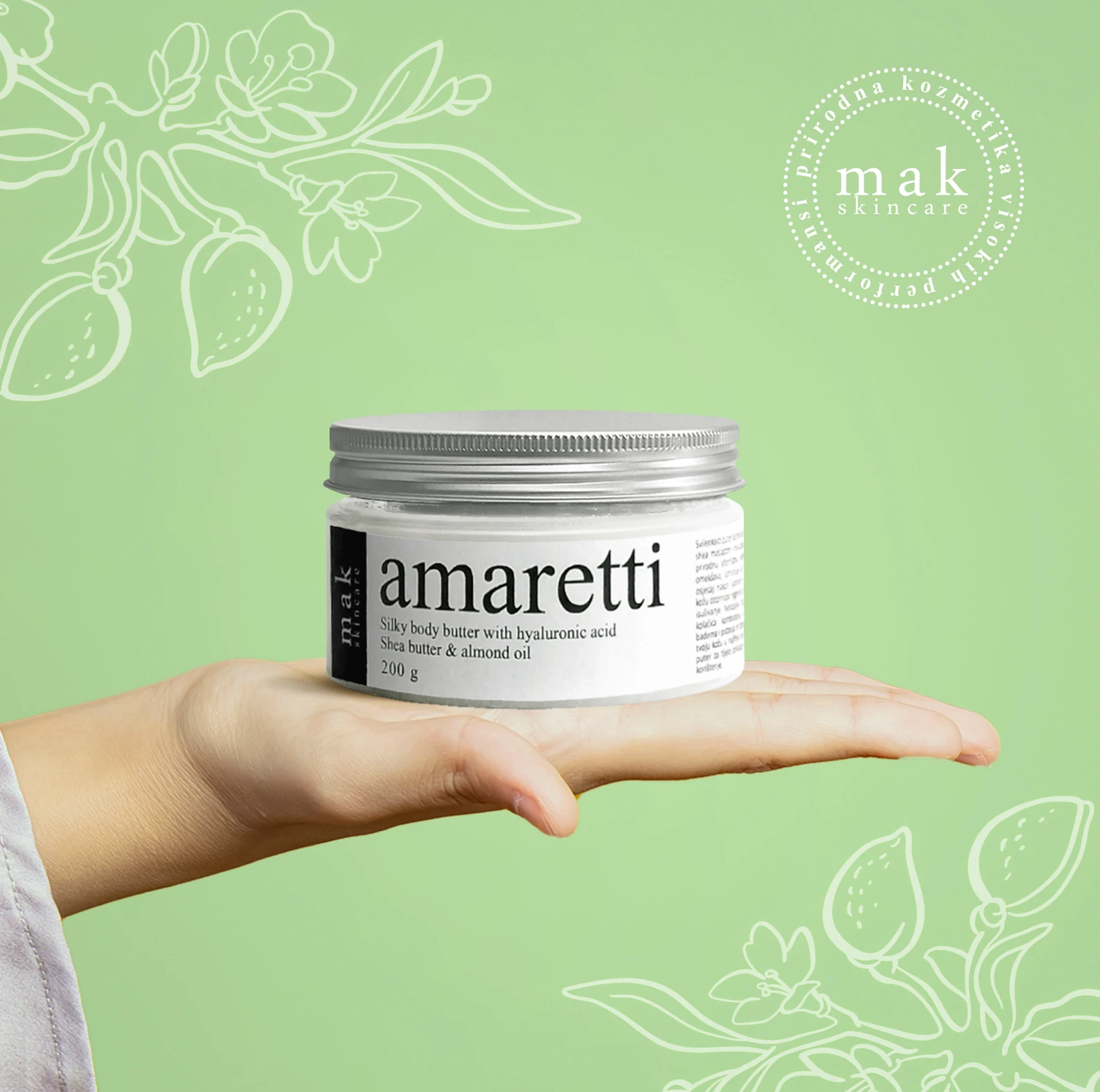 Amaretti maslac za tijelo