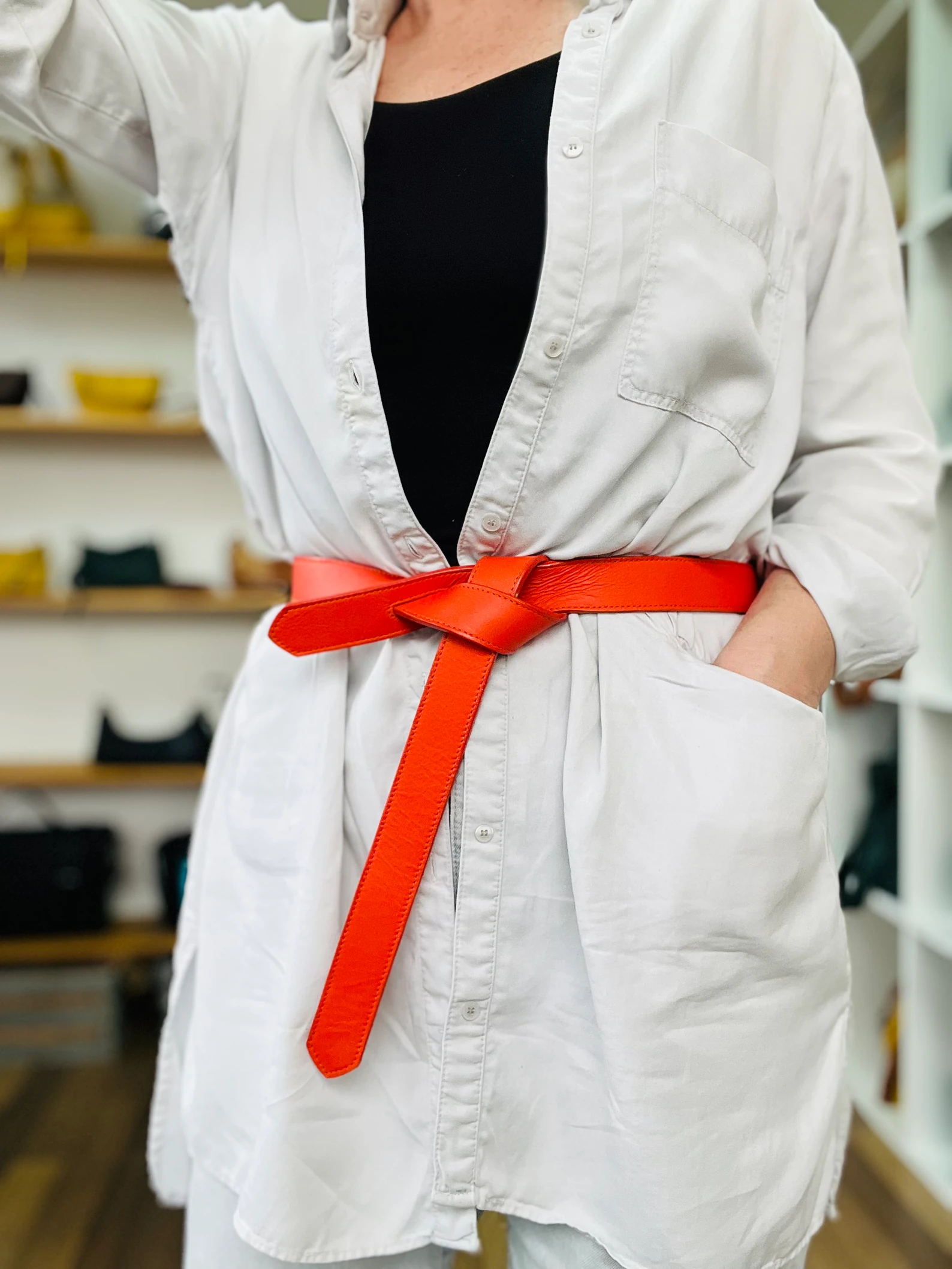 Beemara uski kaiš  na vezanje / wrap belt — slika 2