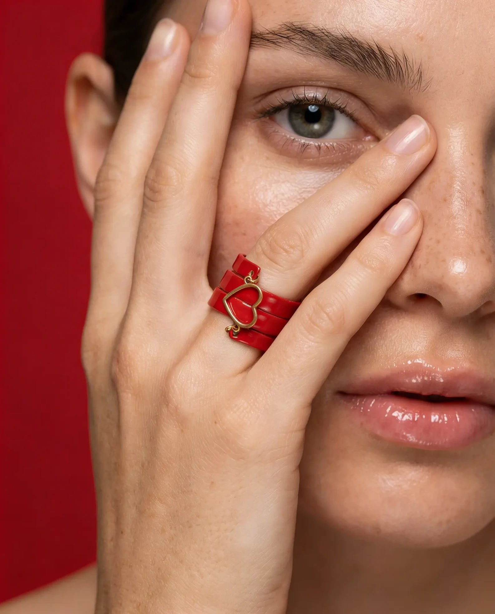 Souls Heart Pendant Ring