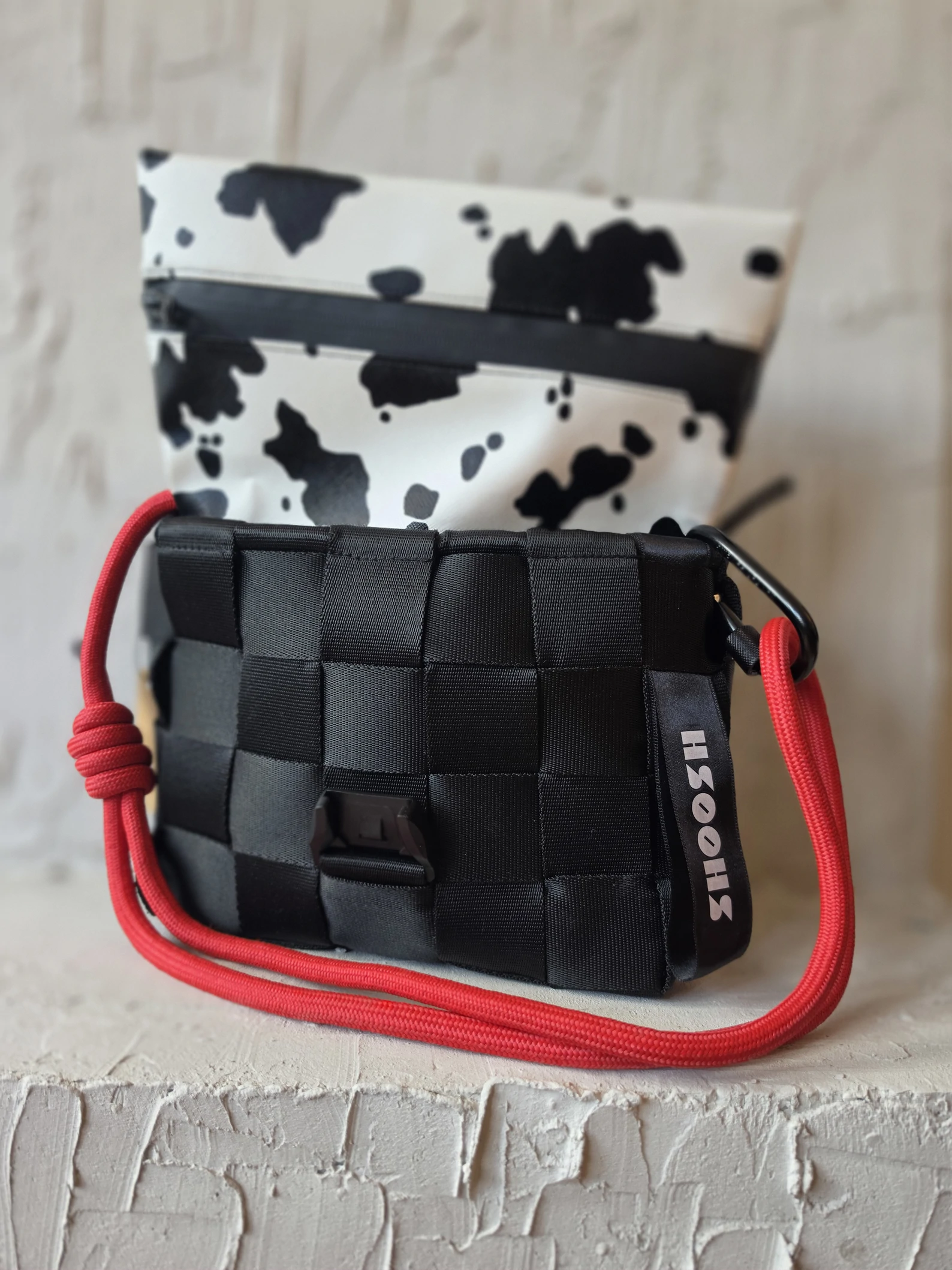 Shoosh torbica Animal print&Red L — slika 2