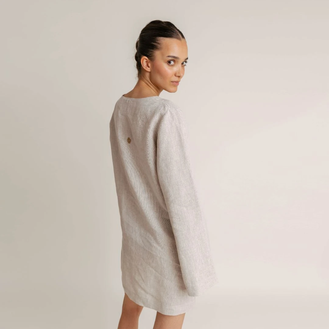 Sailing Linen Beach Dress — slika 10