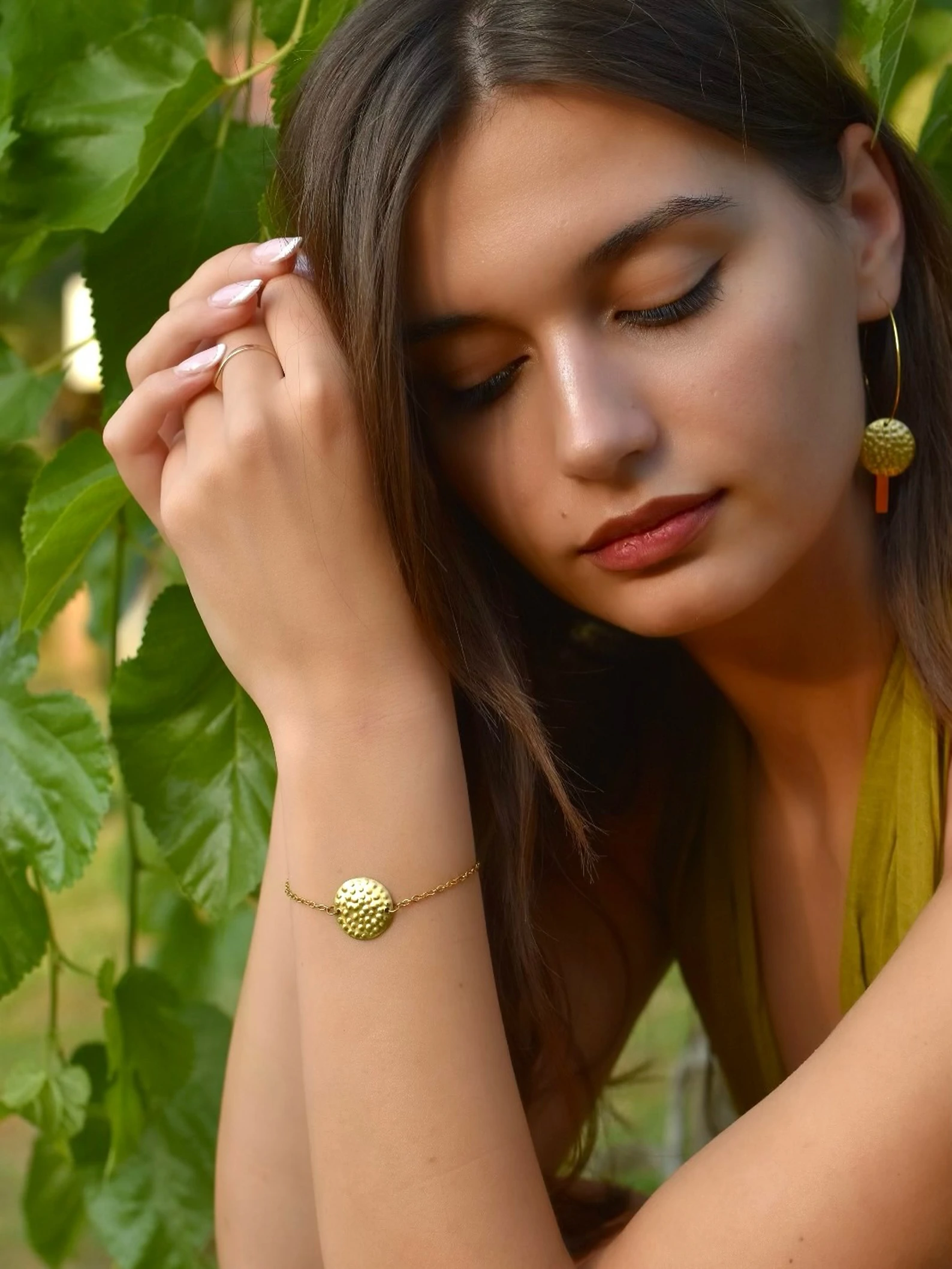 Naušnice, narukvica i lančić - Poklon set (AURUM BOSNAE)