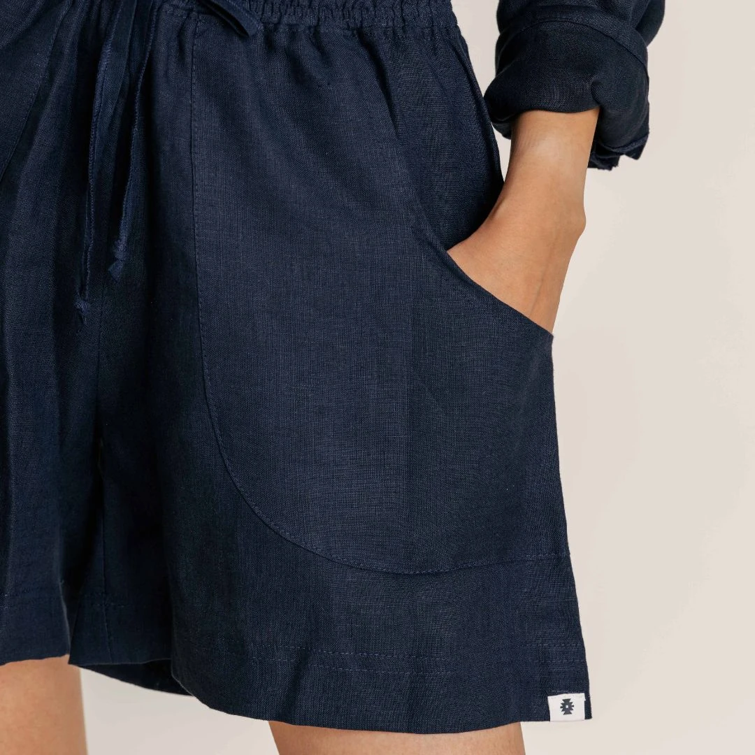 Sunset Linen Shorts — slika 3