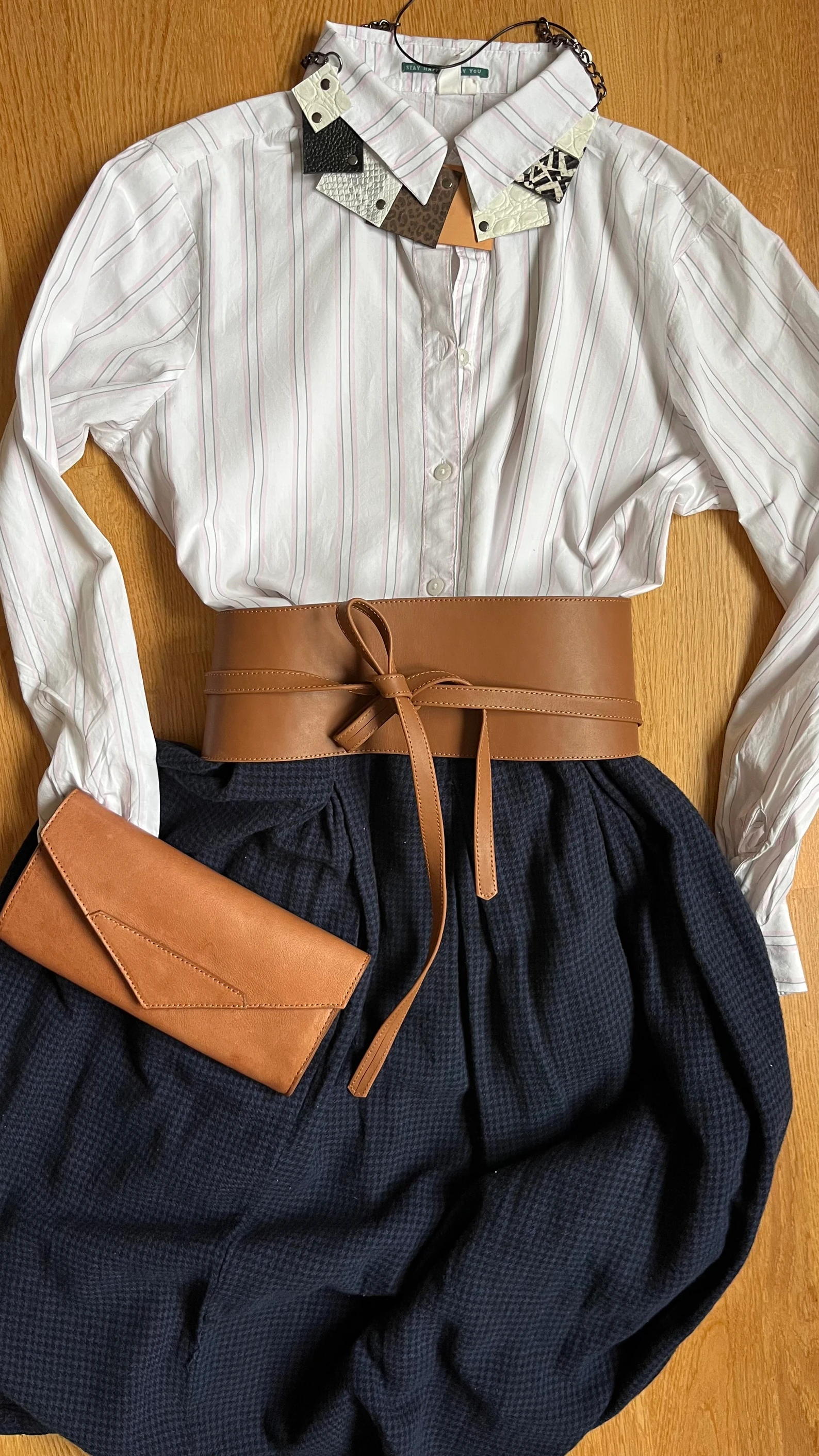 Beemara široki kaiš na vezanje / wrap belt — slika 2