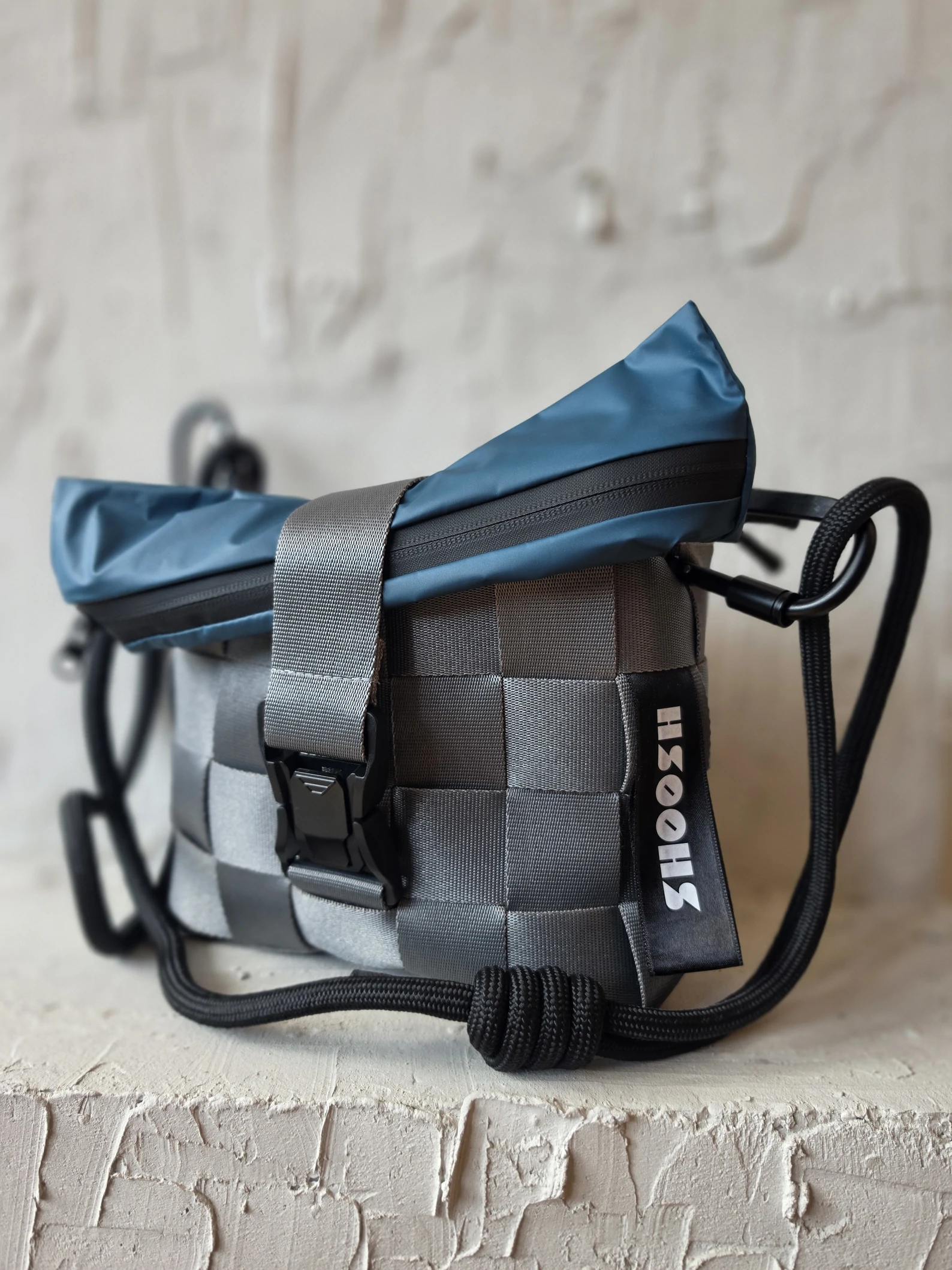 Shoosh torbica Deep Teal&Black M — slika 2