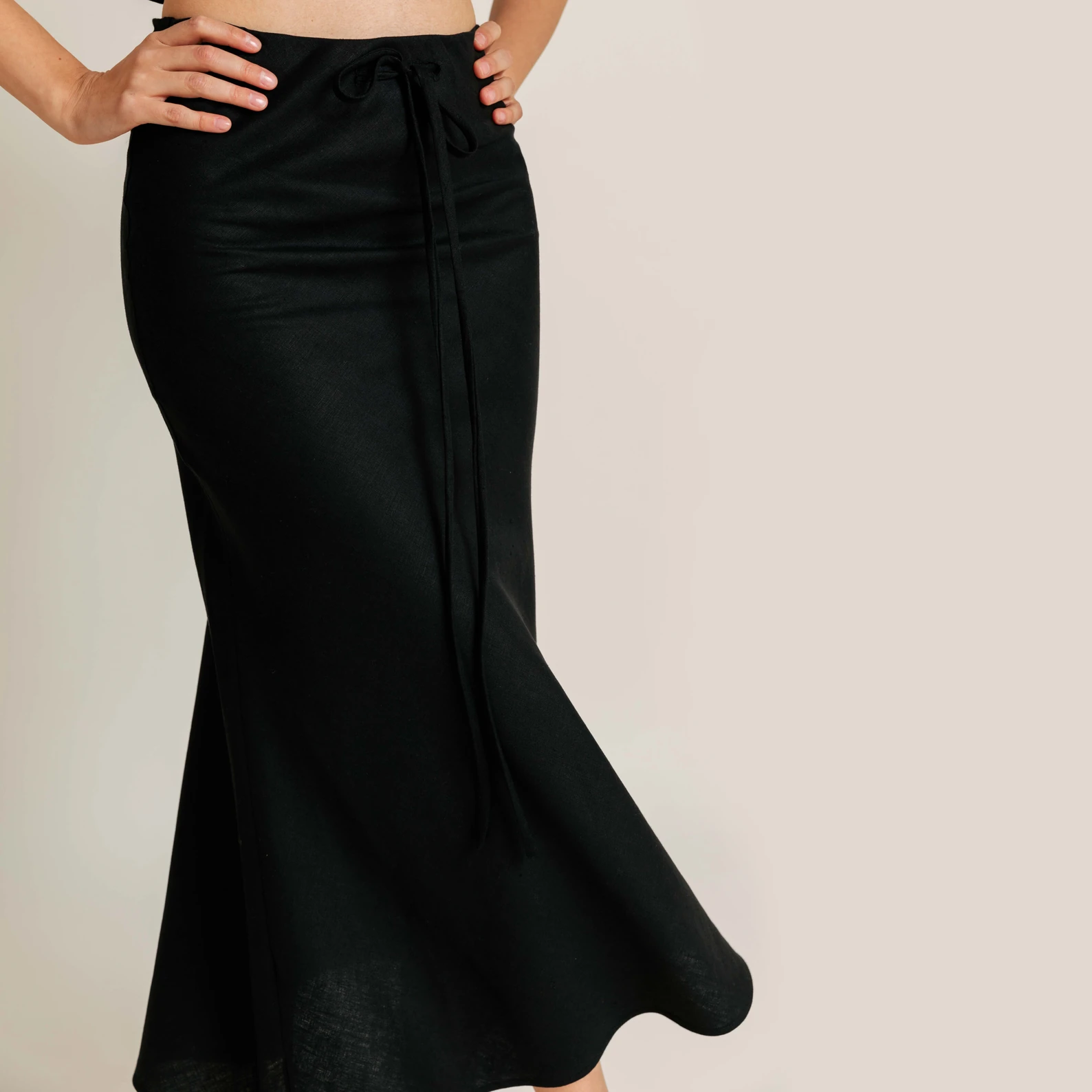 Riva Linen Slip Skirt — slika 2