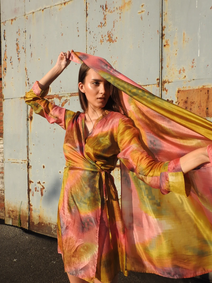 Aurora Silk Scarf — slika 3