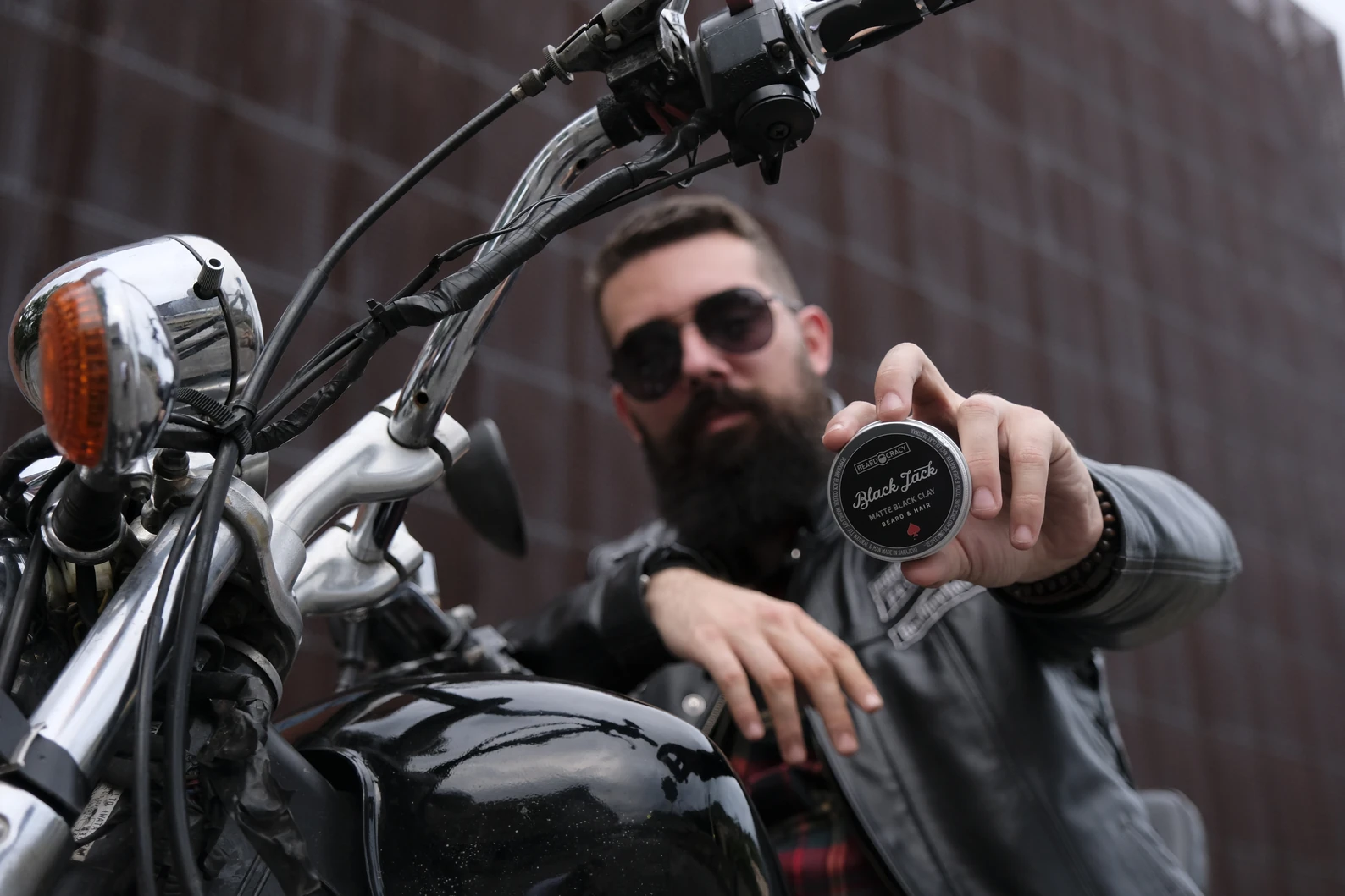 Black Jack crni vosak za bradu i kosu / black beard & hair wax — slika 3