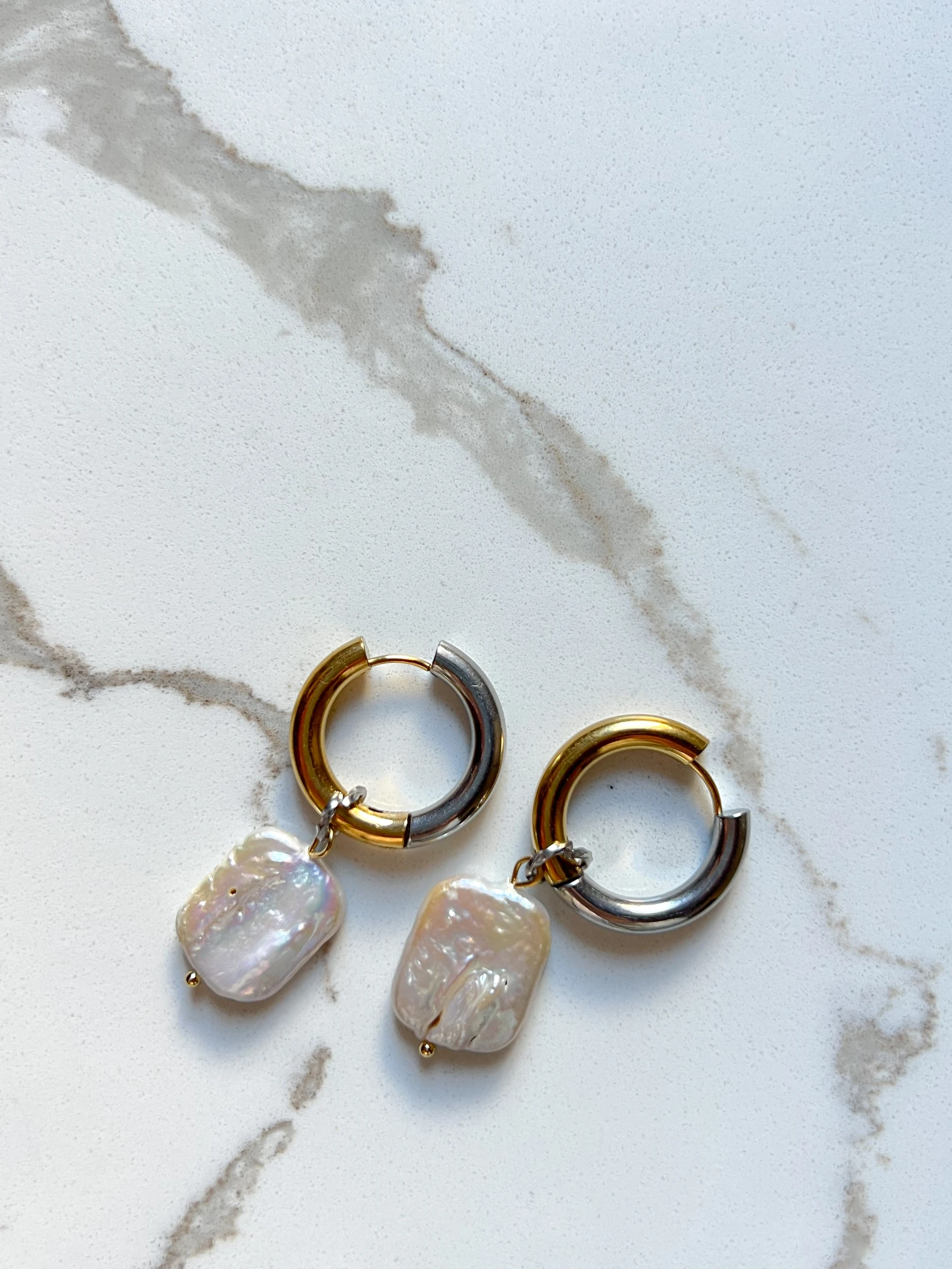 Nausnice silver/gold