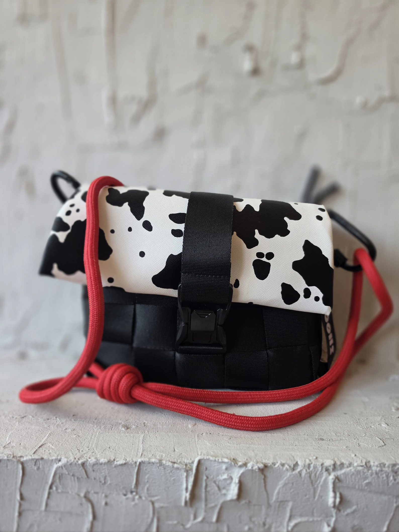 Shoosh torbica Animal print&Red L — slika 4