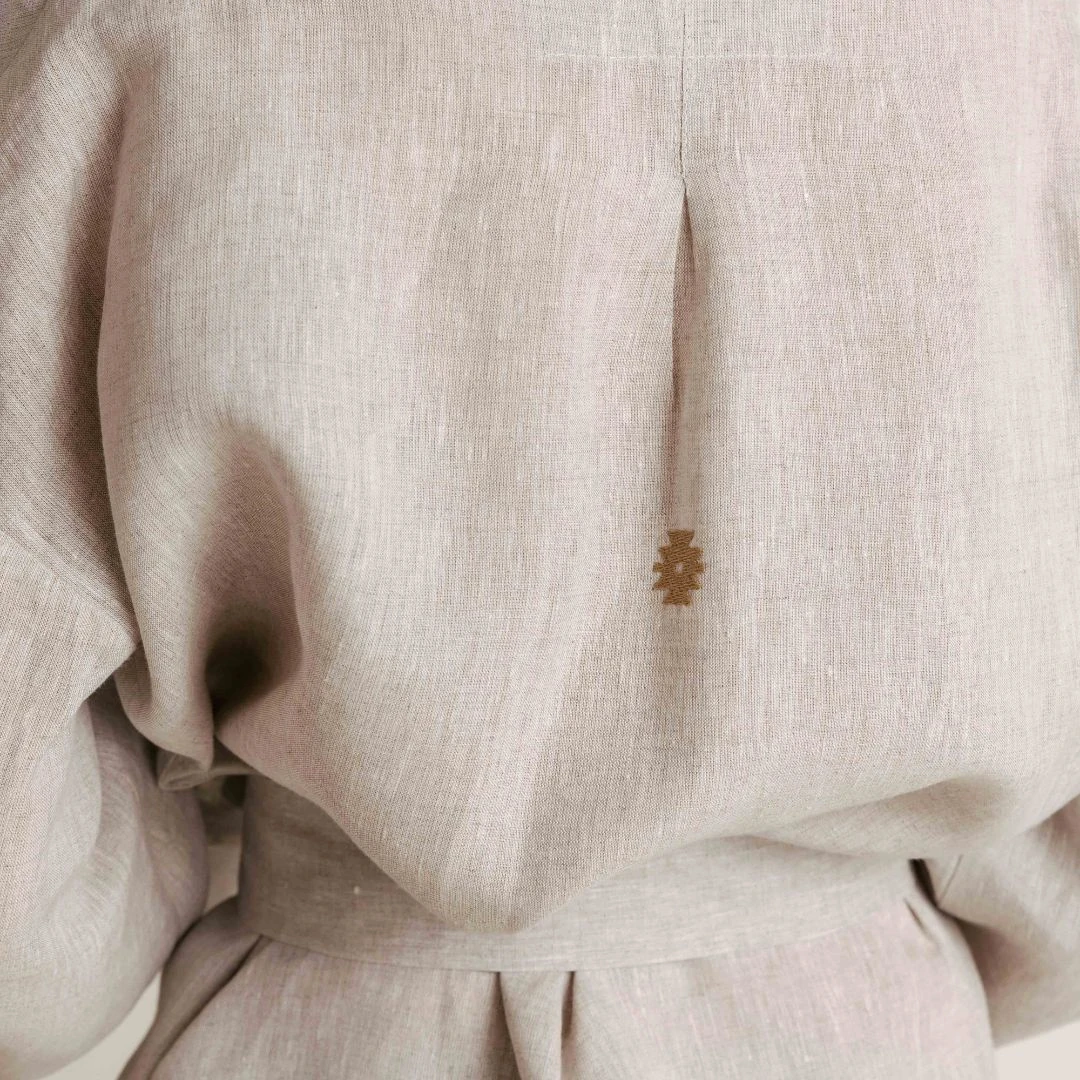 Lagoon Linen Robe — slika 2