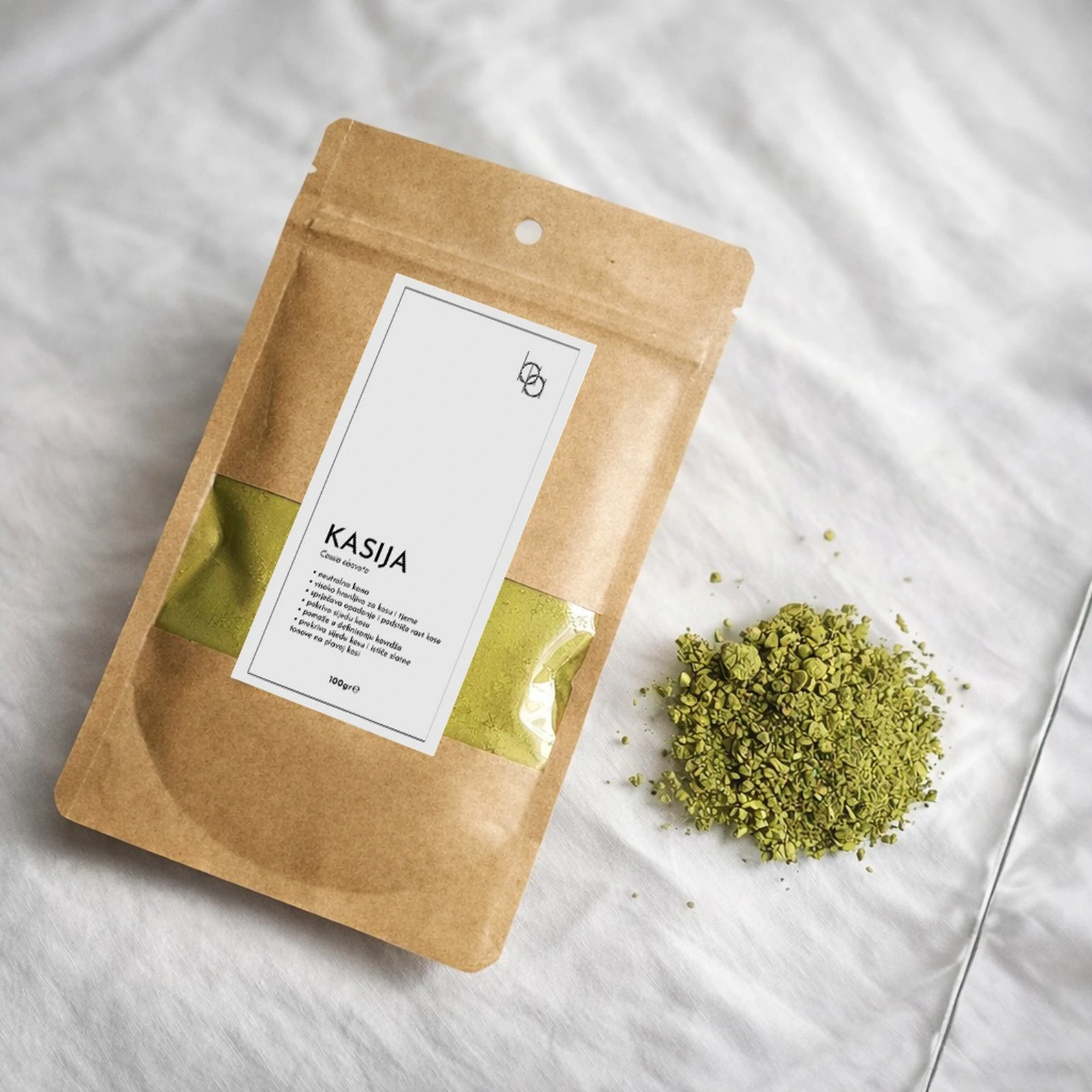 Kasija - Biljni Prah za bojenje i njegu kose