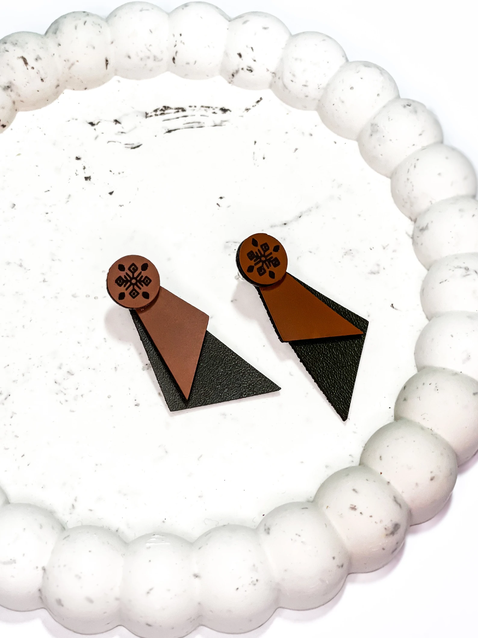 Naušnice ORNAMENT Fragments — slika 10