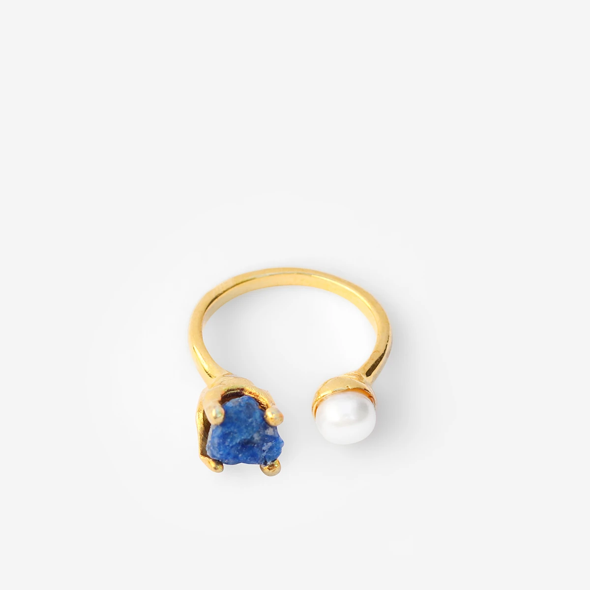 Goddesses Tears Prsten – Biser i Lapis lazuli — slika 2