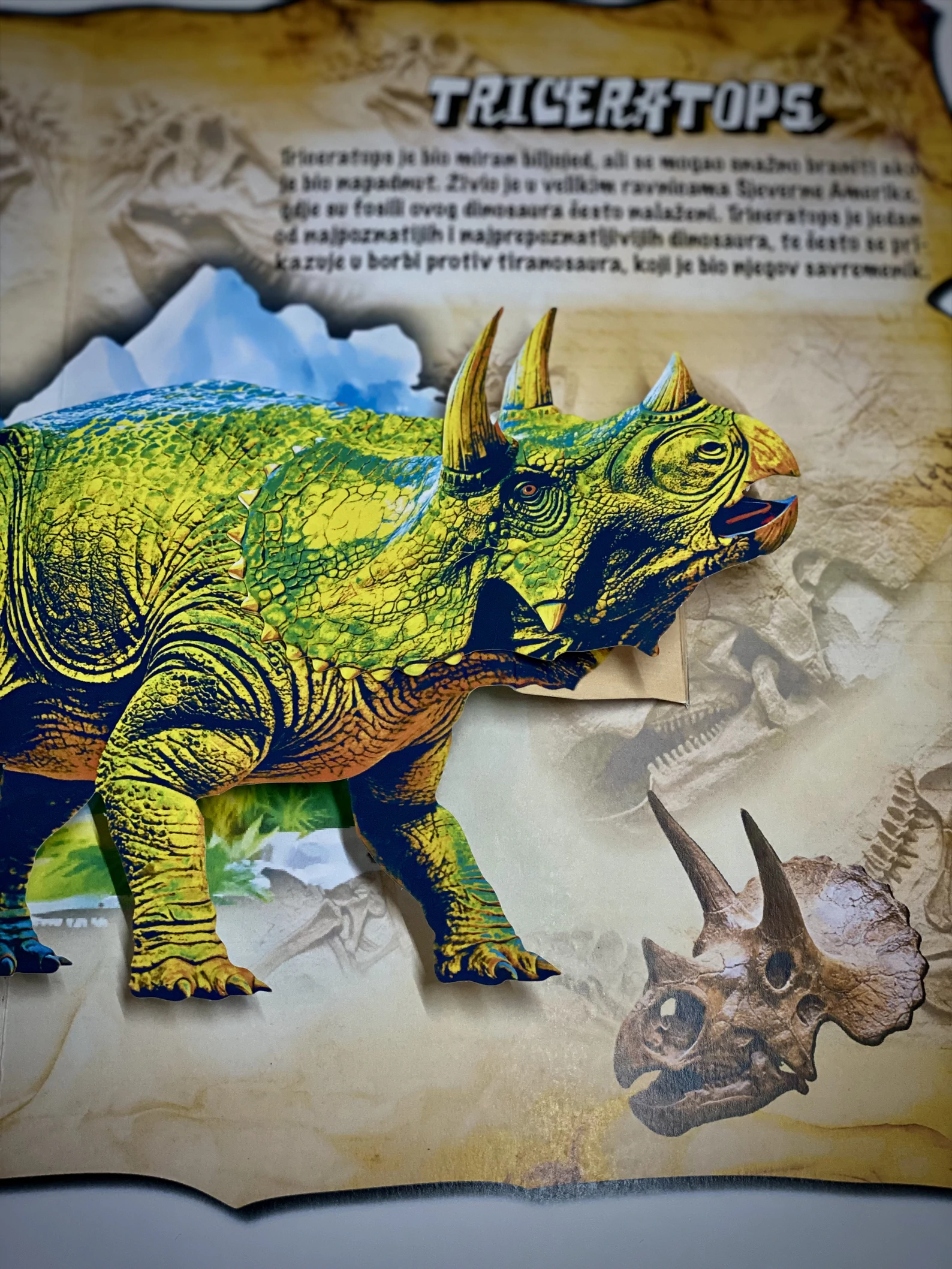  Knjiga DINOSAUR pop-up vodič kroz mezozoik — slika 4