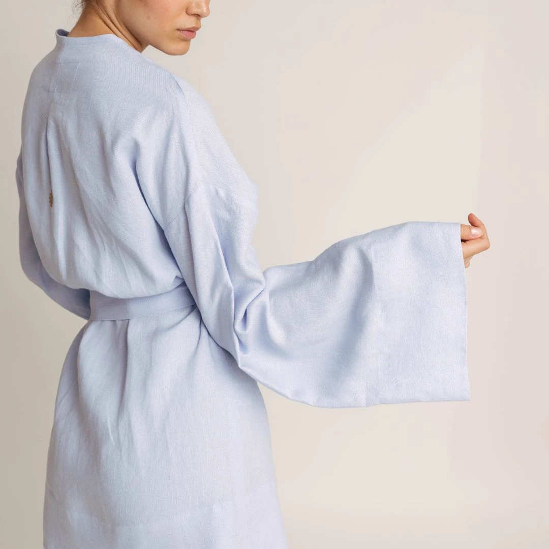 Lagoon Linen Robe — slika 7