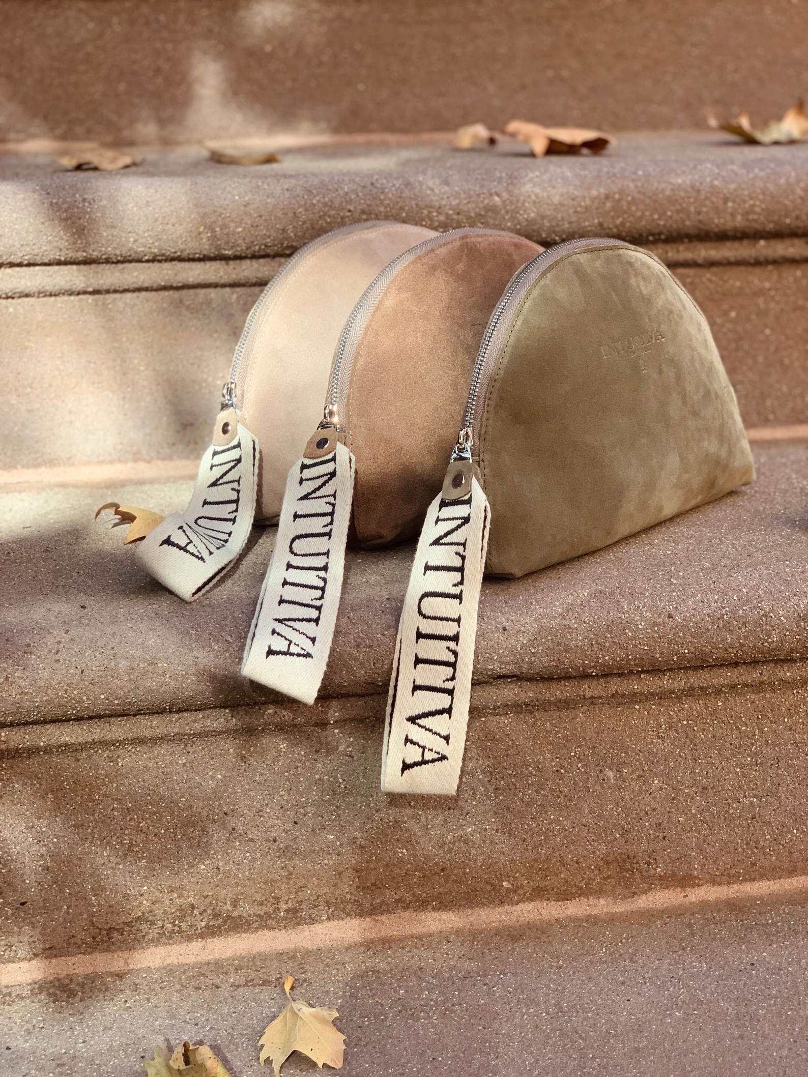 The Moon Suede Clutch