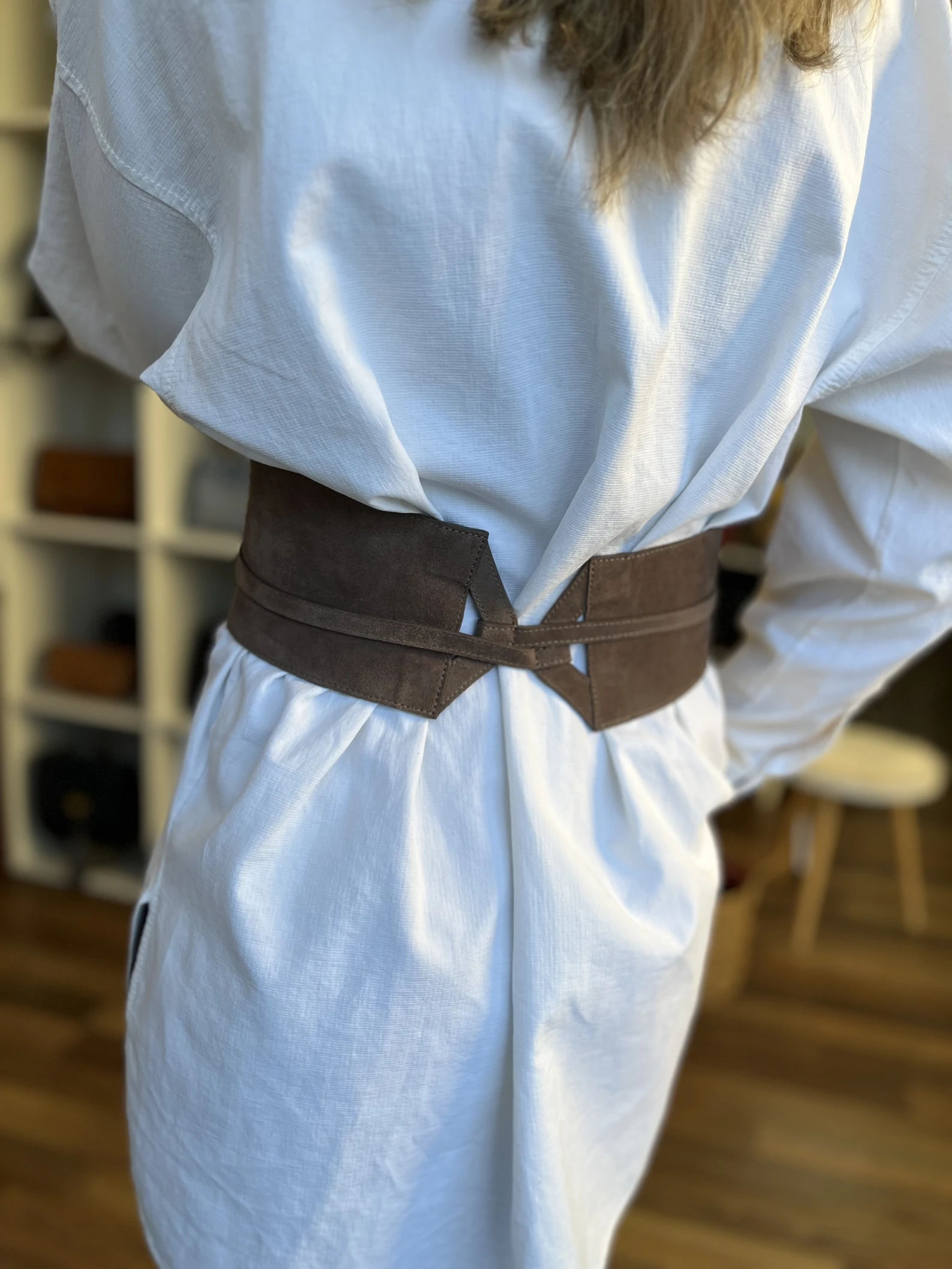Beemara široki kaiš na vezanje / wrap belt — slika 7