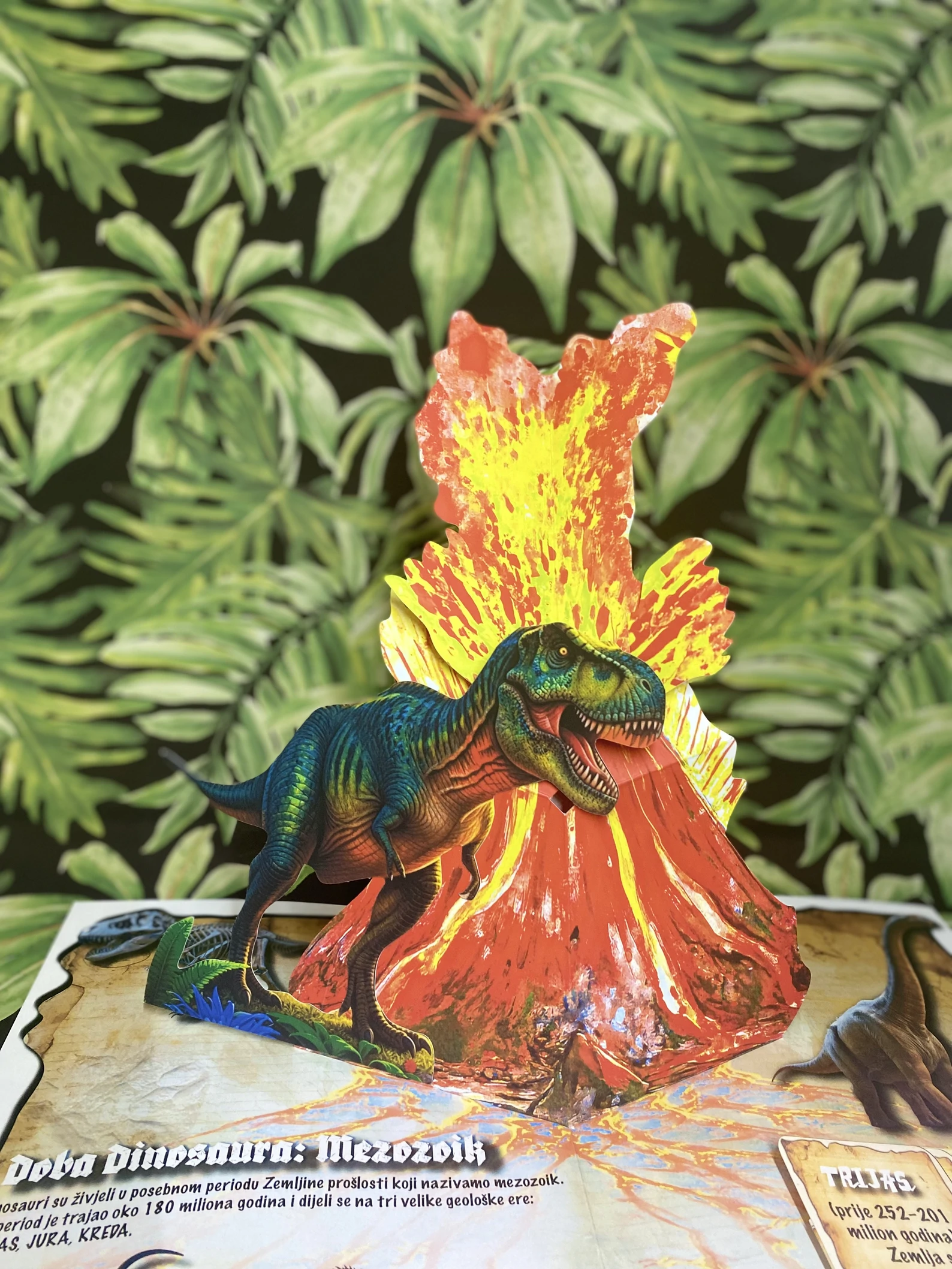  Knjiga DINOSAUR pop-up vodič kroz mezozoik — slika 2