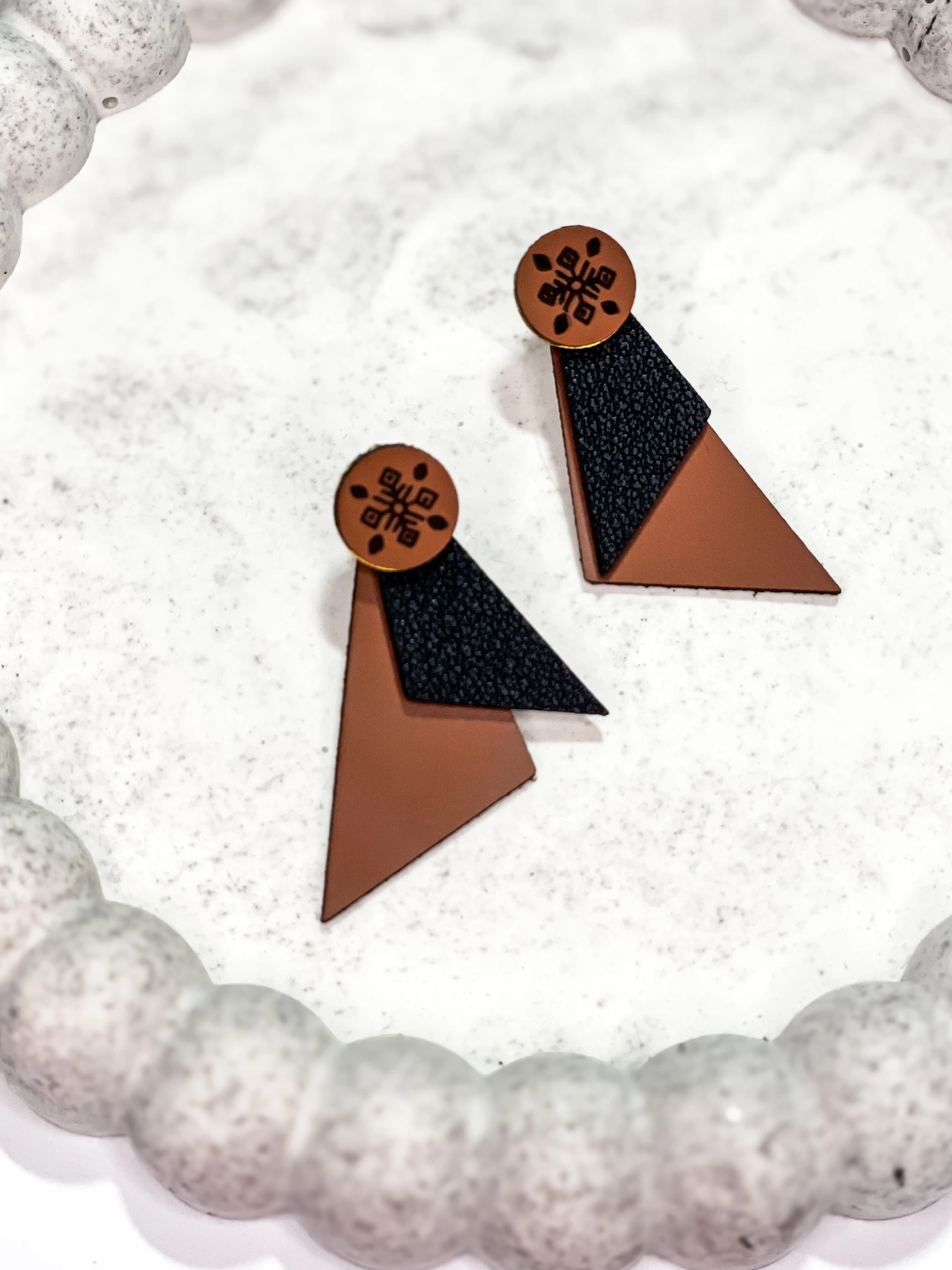 Naušnice ORNAMENT Fragments — slika 3
