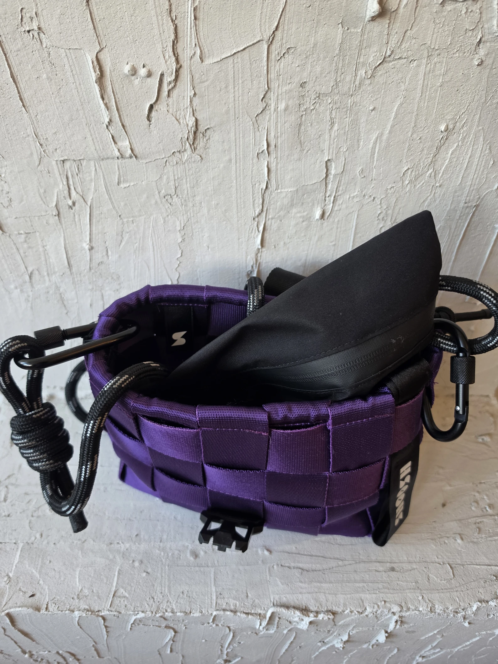 Shoosh torbica Purple&Black L — slika 3