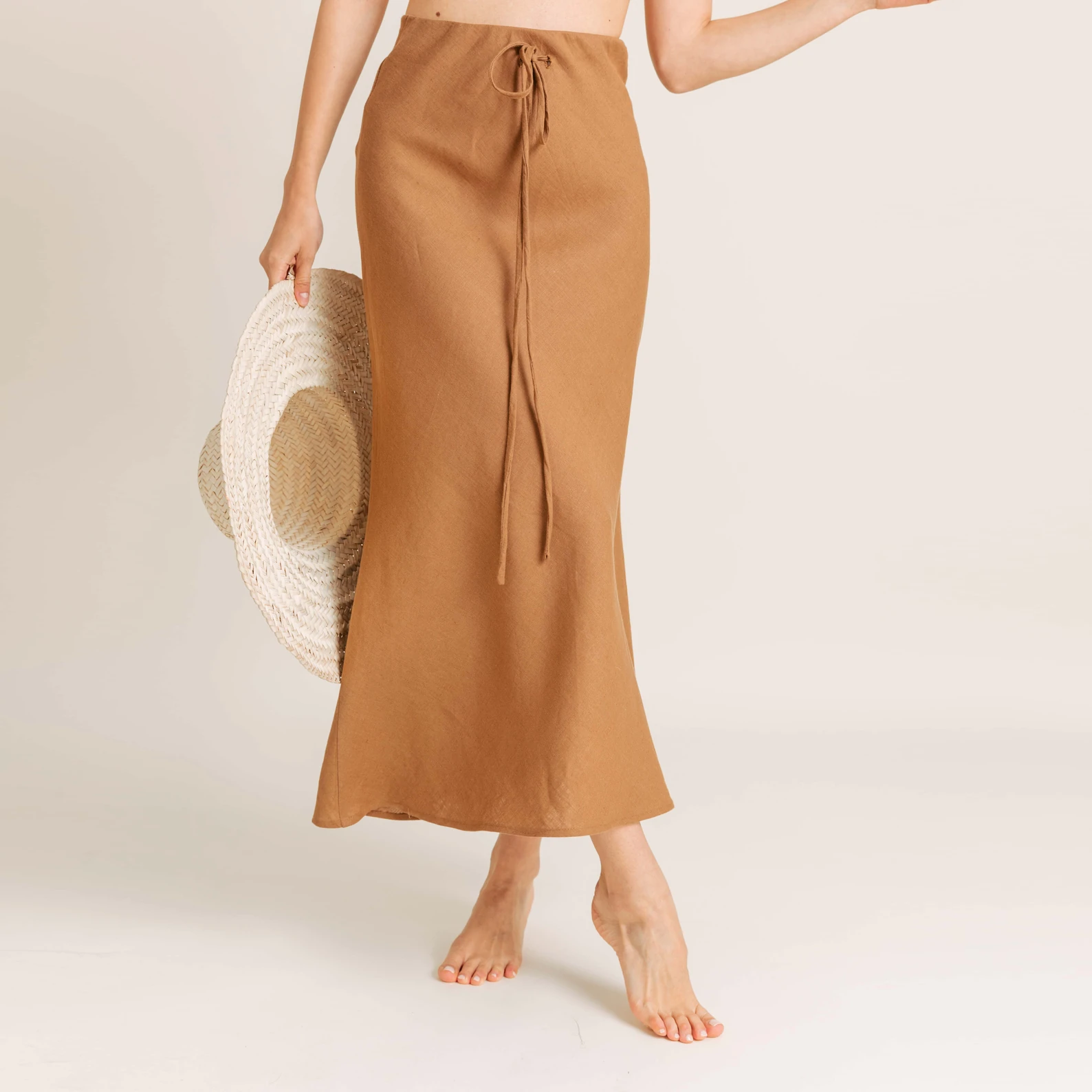 Riva Linen Slip Skirt — slika 3