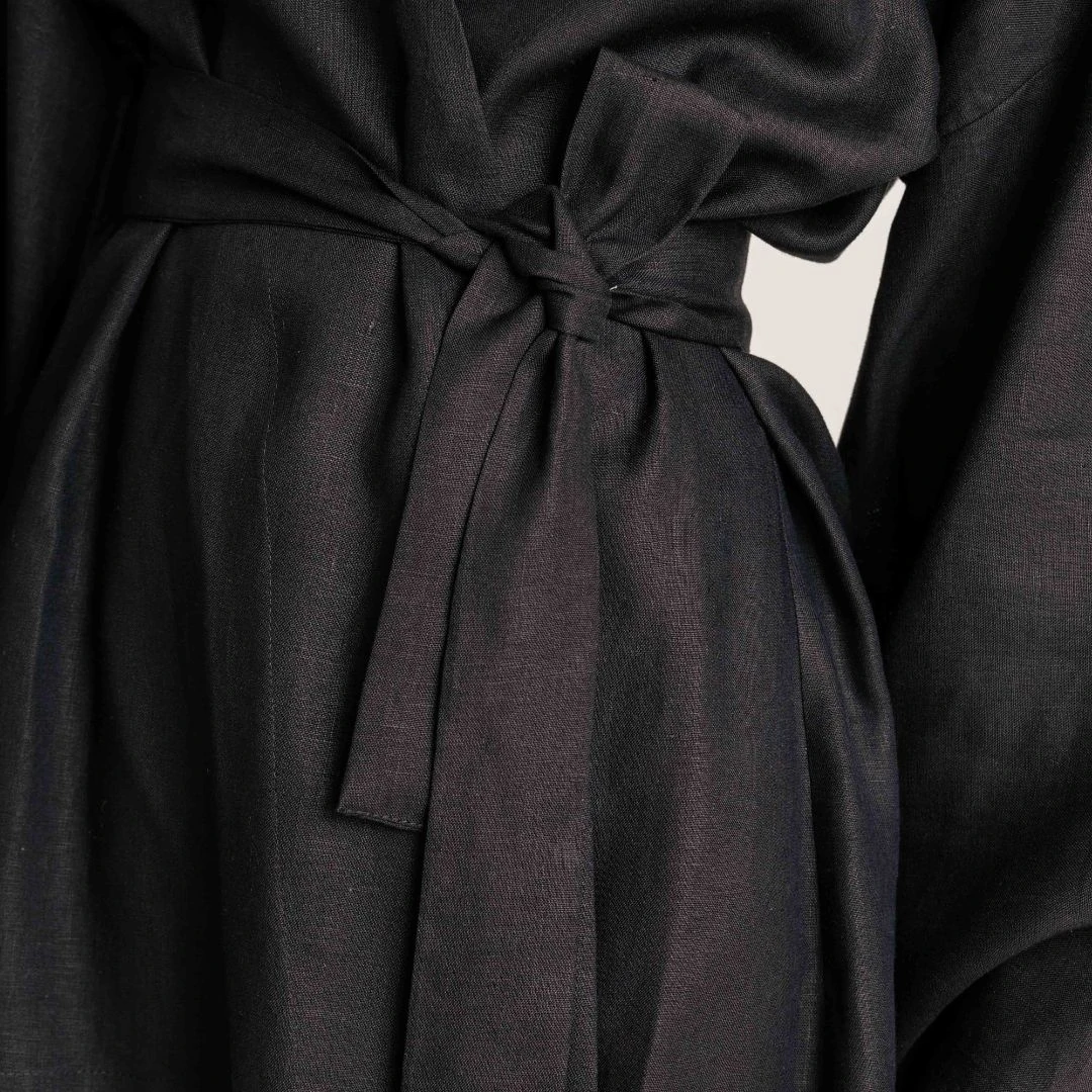 Lagoon Linen Robe — slika 4