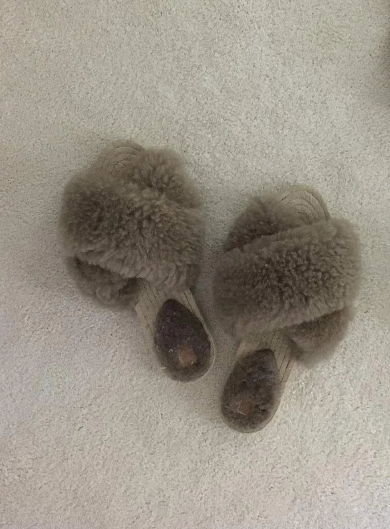Teddy Sheepskin Slippers — slika 3