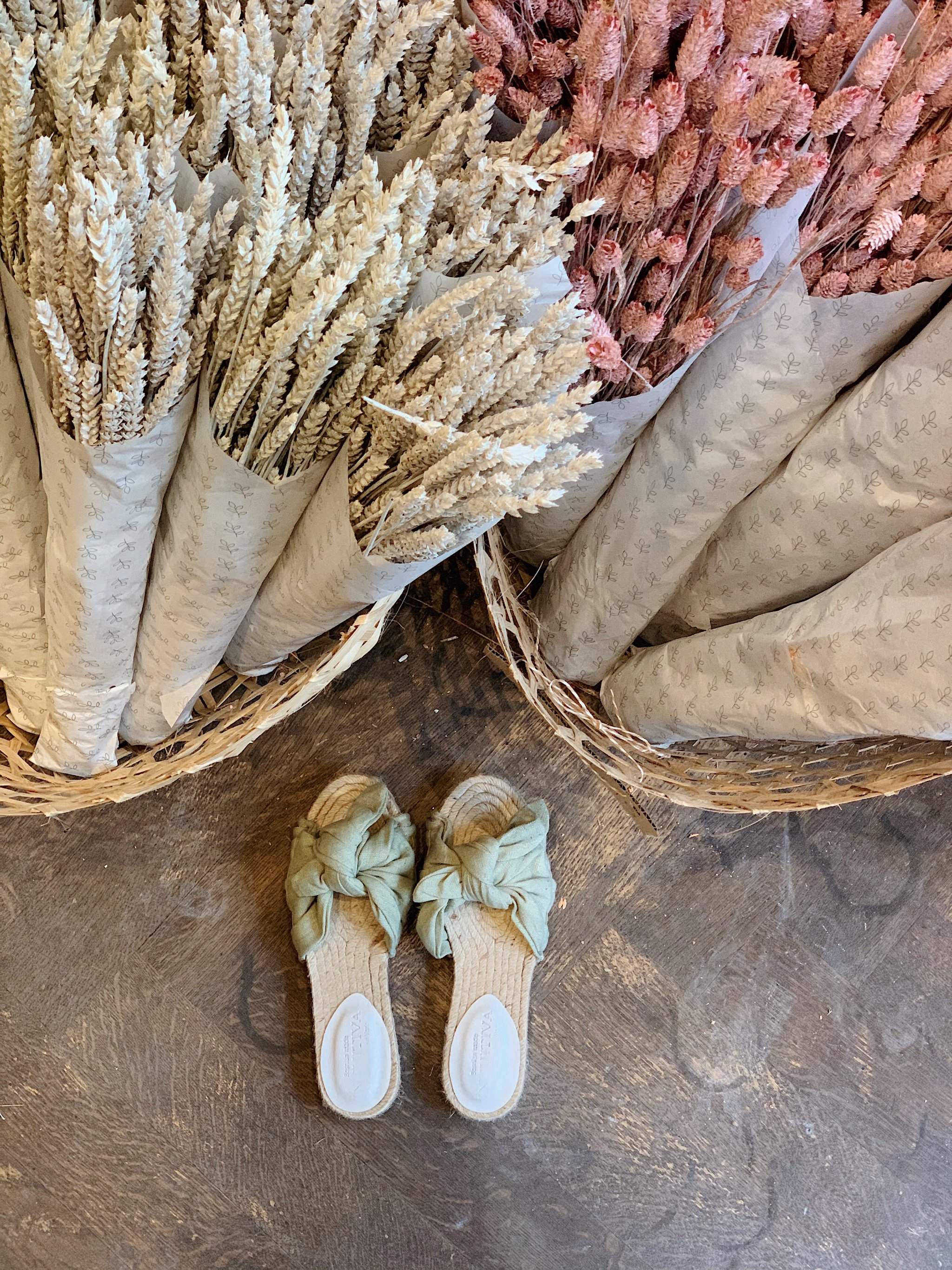 Linen Tulum Sandals (matcha)