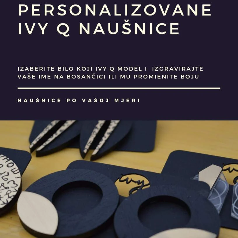 Personalizovane Ivy Q naušnice — slika 2