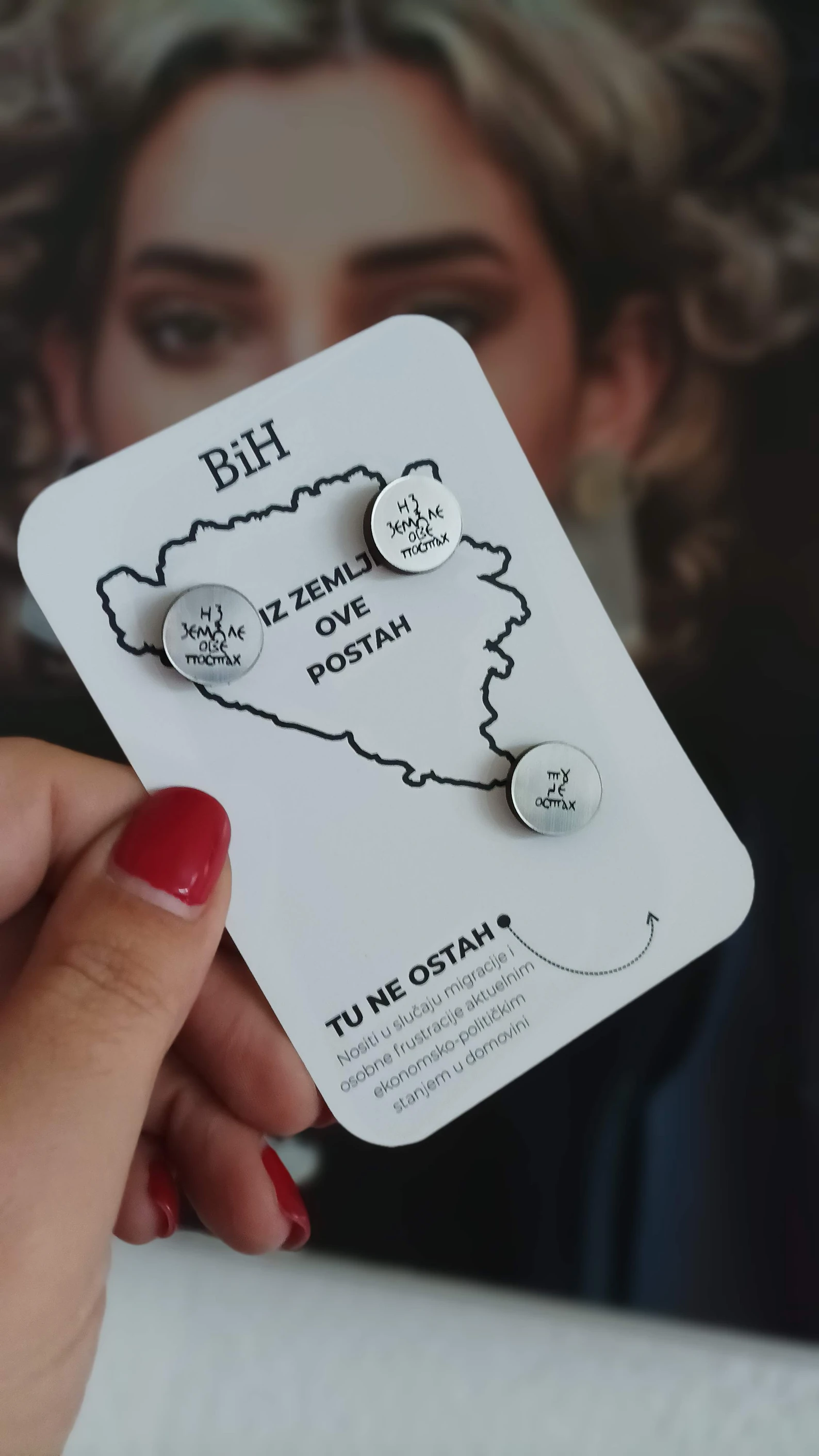 Tu ne ostah - set od tri naušnice  — slika 2