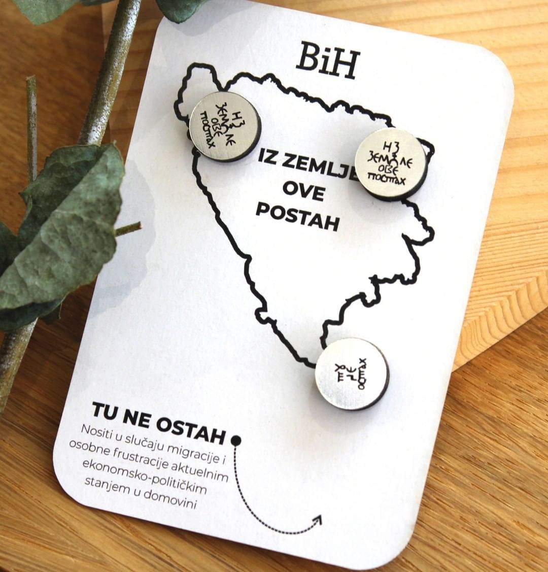 Tu ne ostah - set od tri naušnice 
