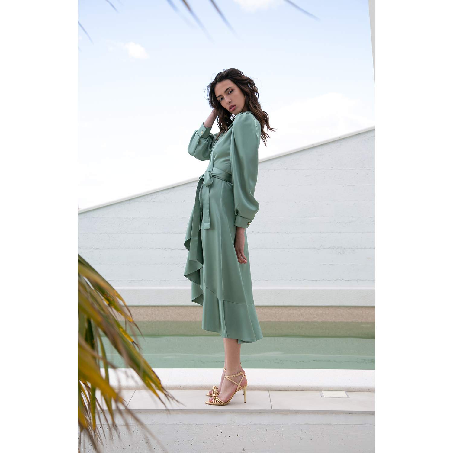 Haljina Ines – Mint Zelena