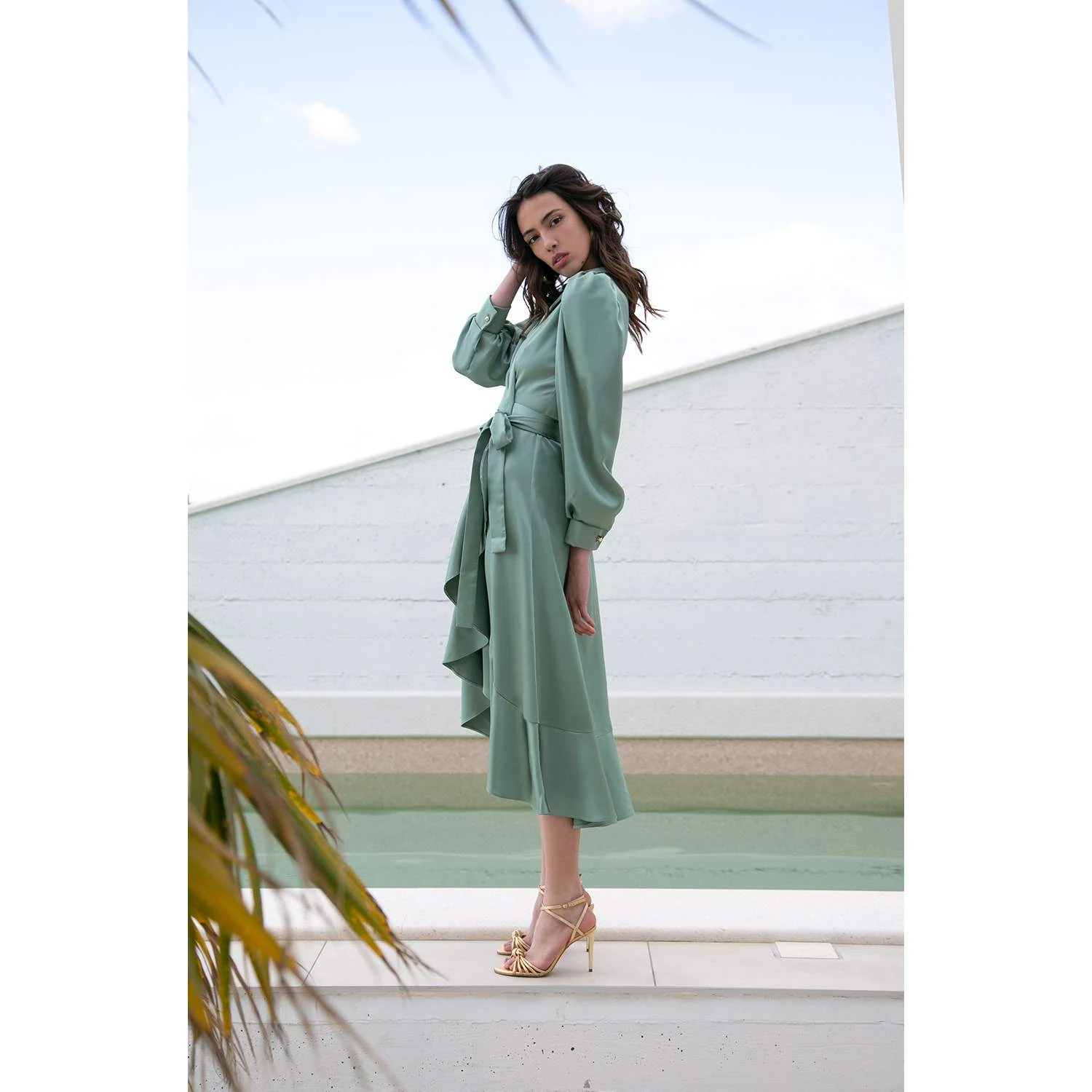 Haljina Ines – Mint Zelena