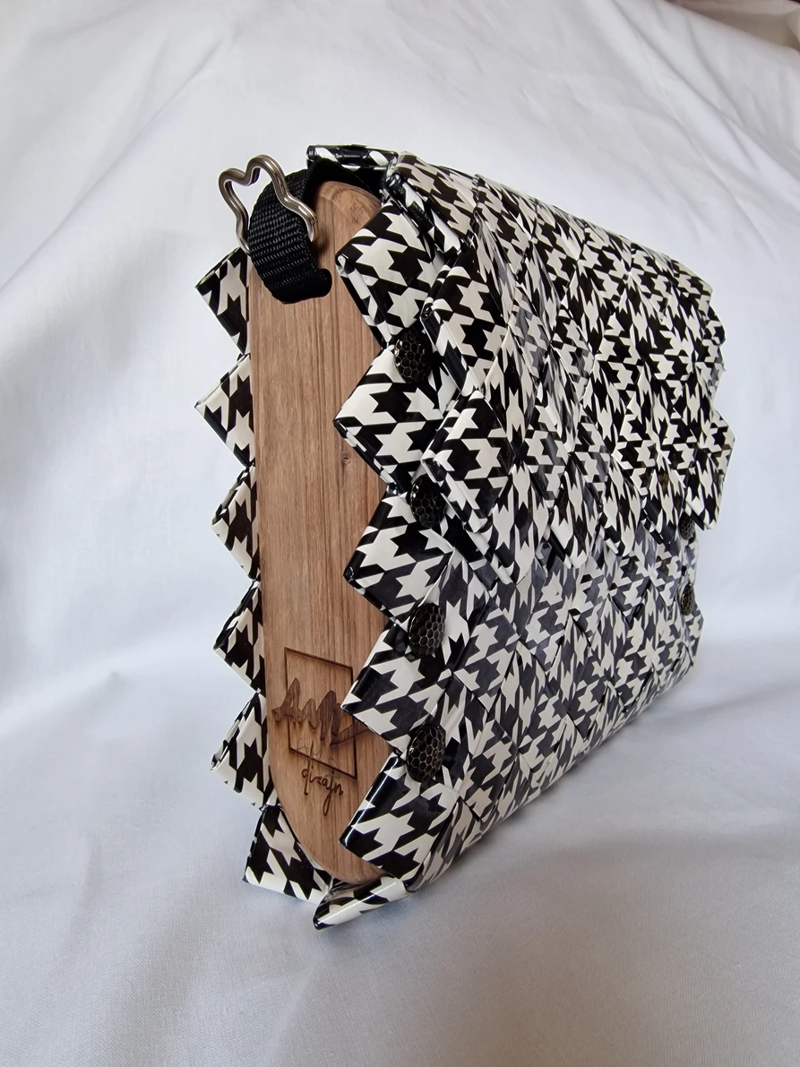Pepito torba kombinacija papir i drvo /Pepito  bag from paper and wood — slika 3