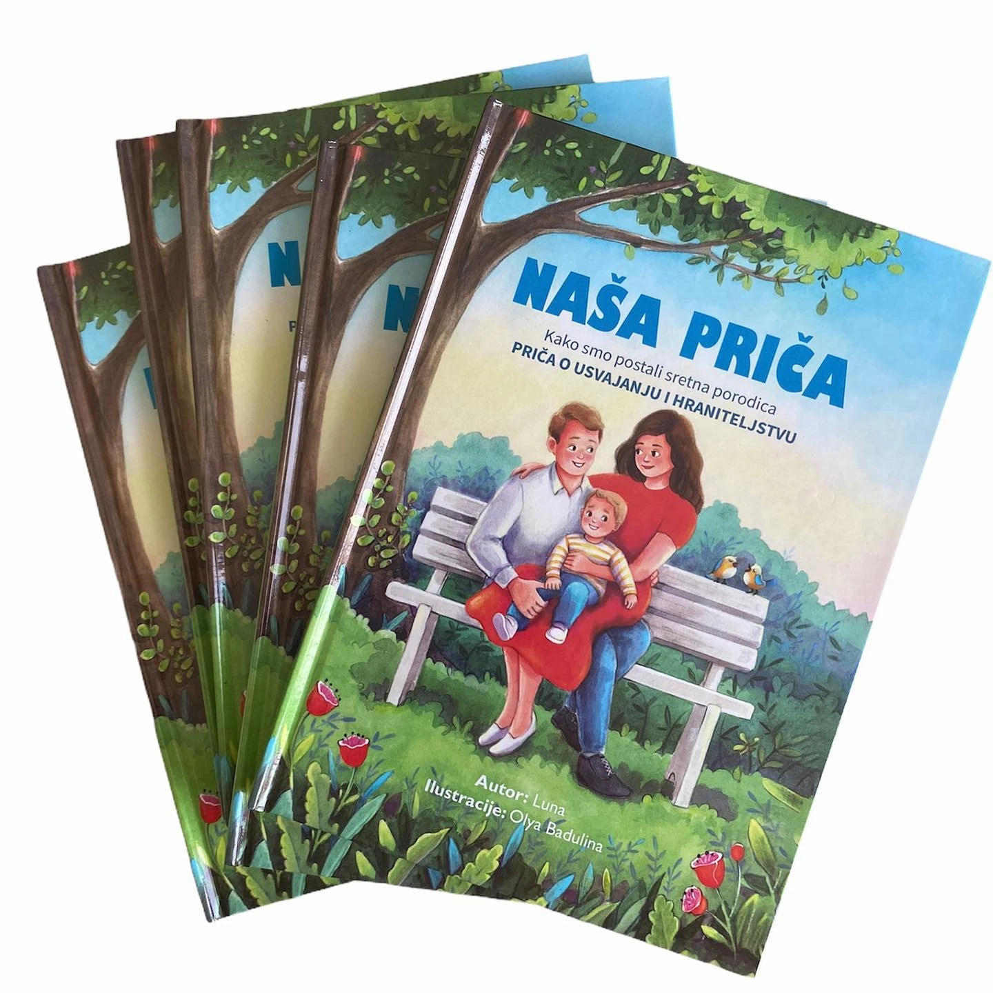 NAŠA PRIČA je slikovnica koja na direktan način govori o tome kako je jedna porodica — slika 2