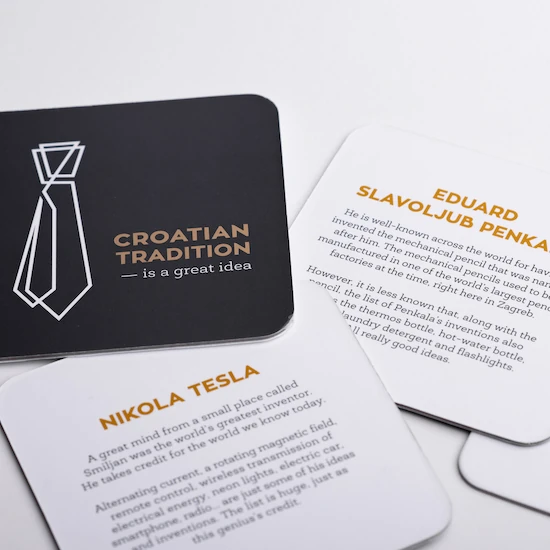 CROATIAN TRADITION – set 4 podmetača za čaše — slika 5