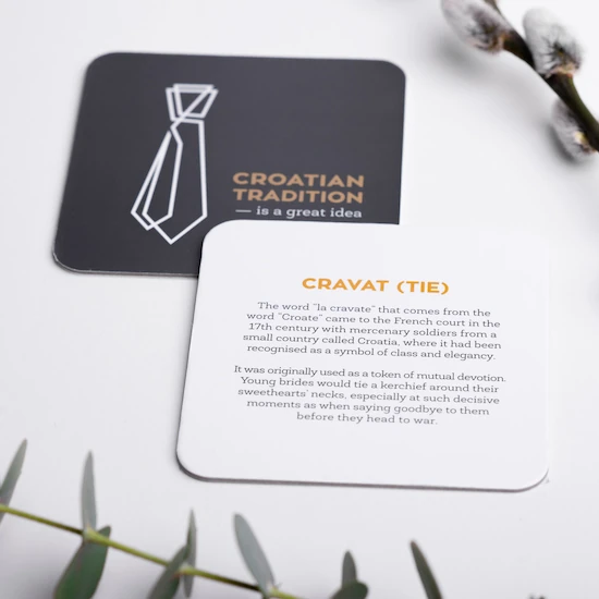 CROATIAN TRADITION – set 4 podmetača za čaše — slika 6