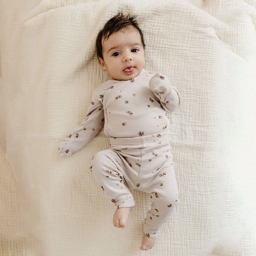 Cotton baby tights