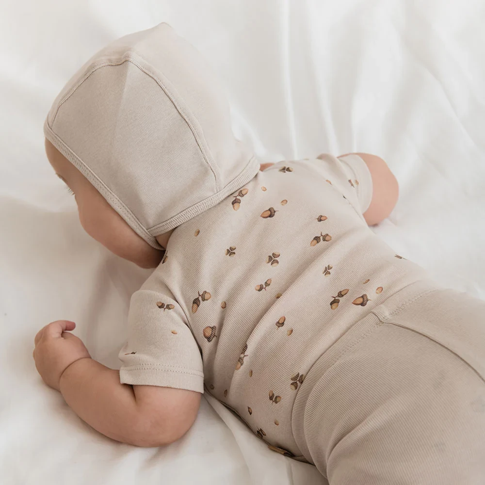 Cotton bonnet for newborn — slika 3
