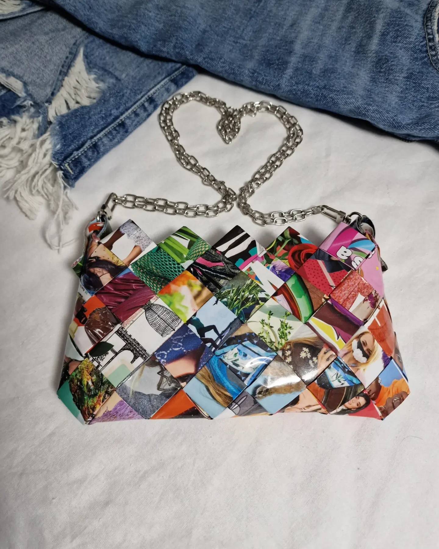 Mala casopis torba od papira/ A small magazin bag — slika 5