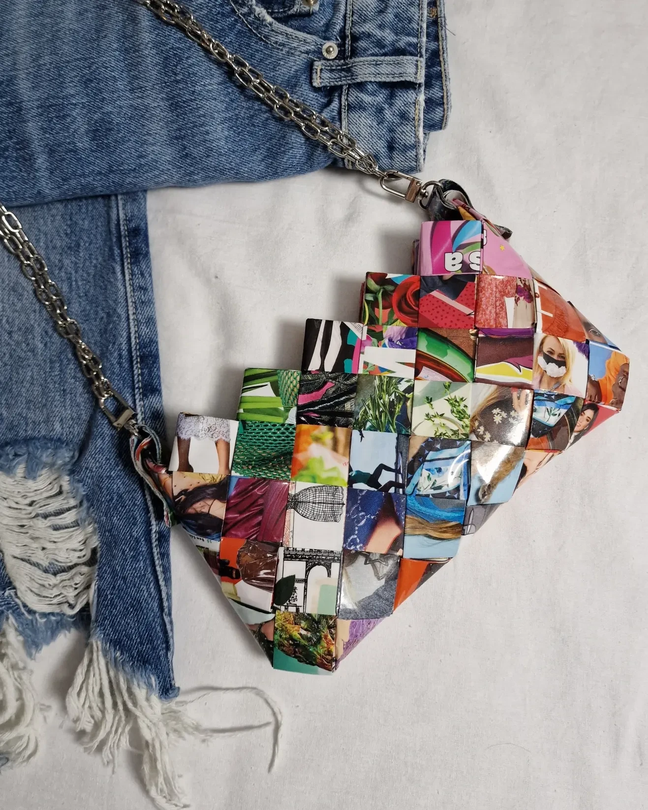 Mala casopis torba od papira/ A small magazin bag — slika 7