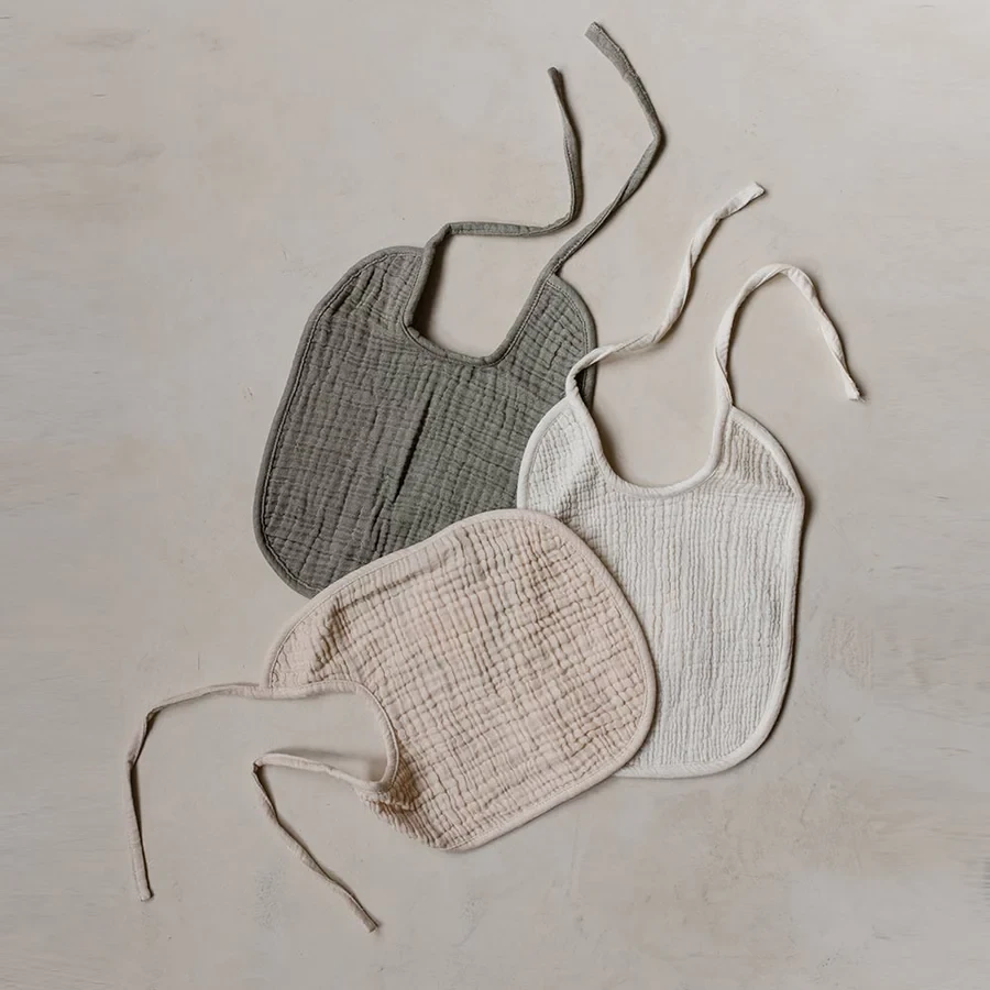 Organic cotton baby bib — slika 5