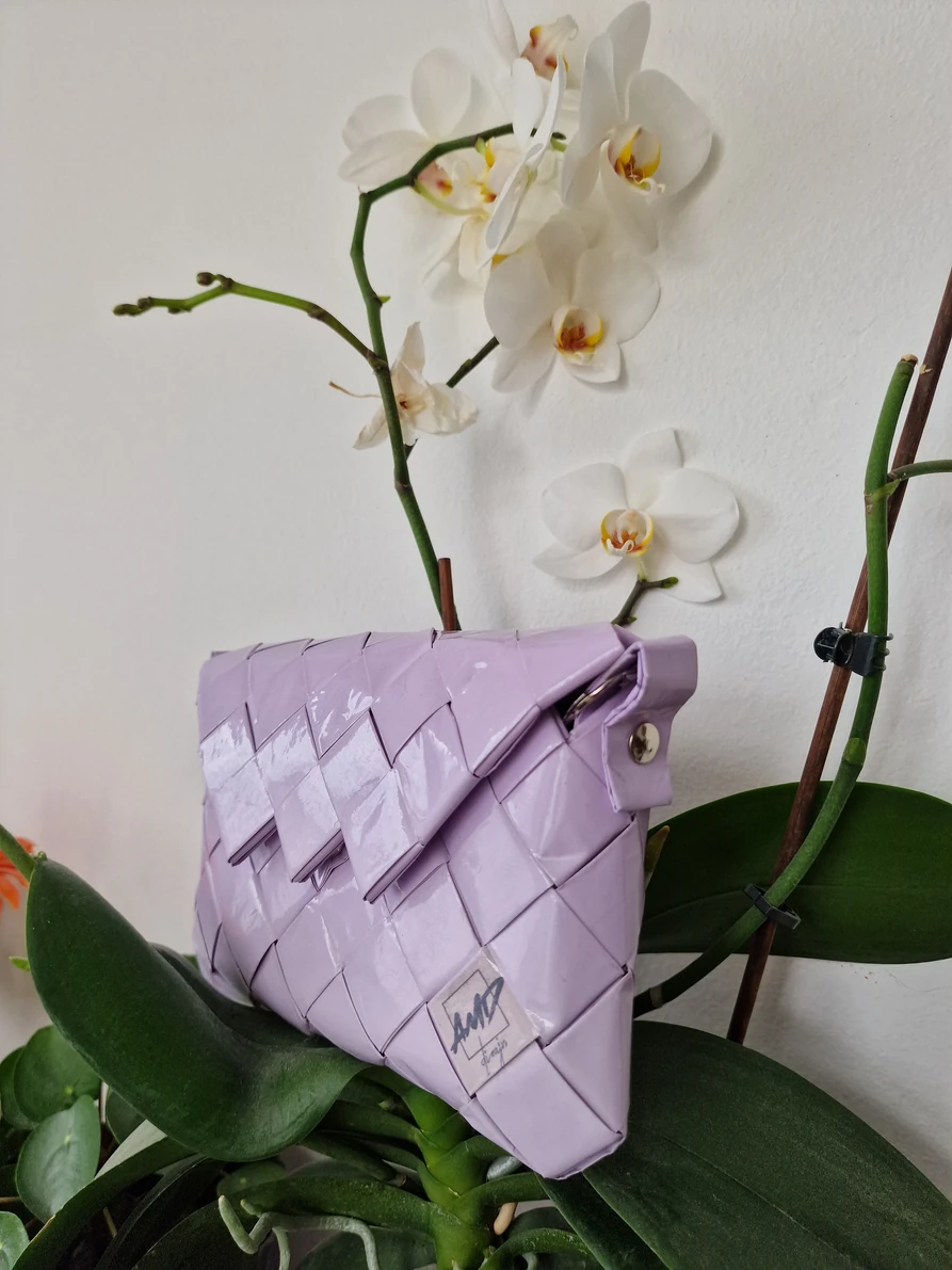 Mala lila  torba od papira/ A small paper bag — slika 5